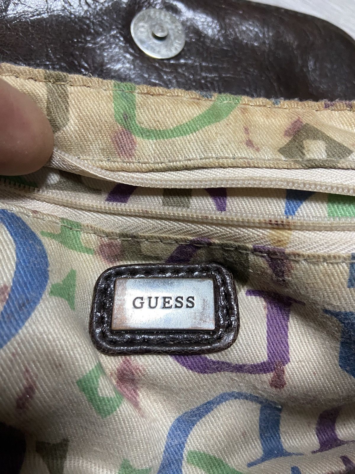 Guess Guess leather vintage small bag pouch Size ONE SIZE - 6 Thumbnail