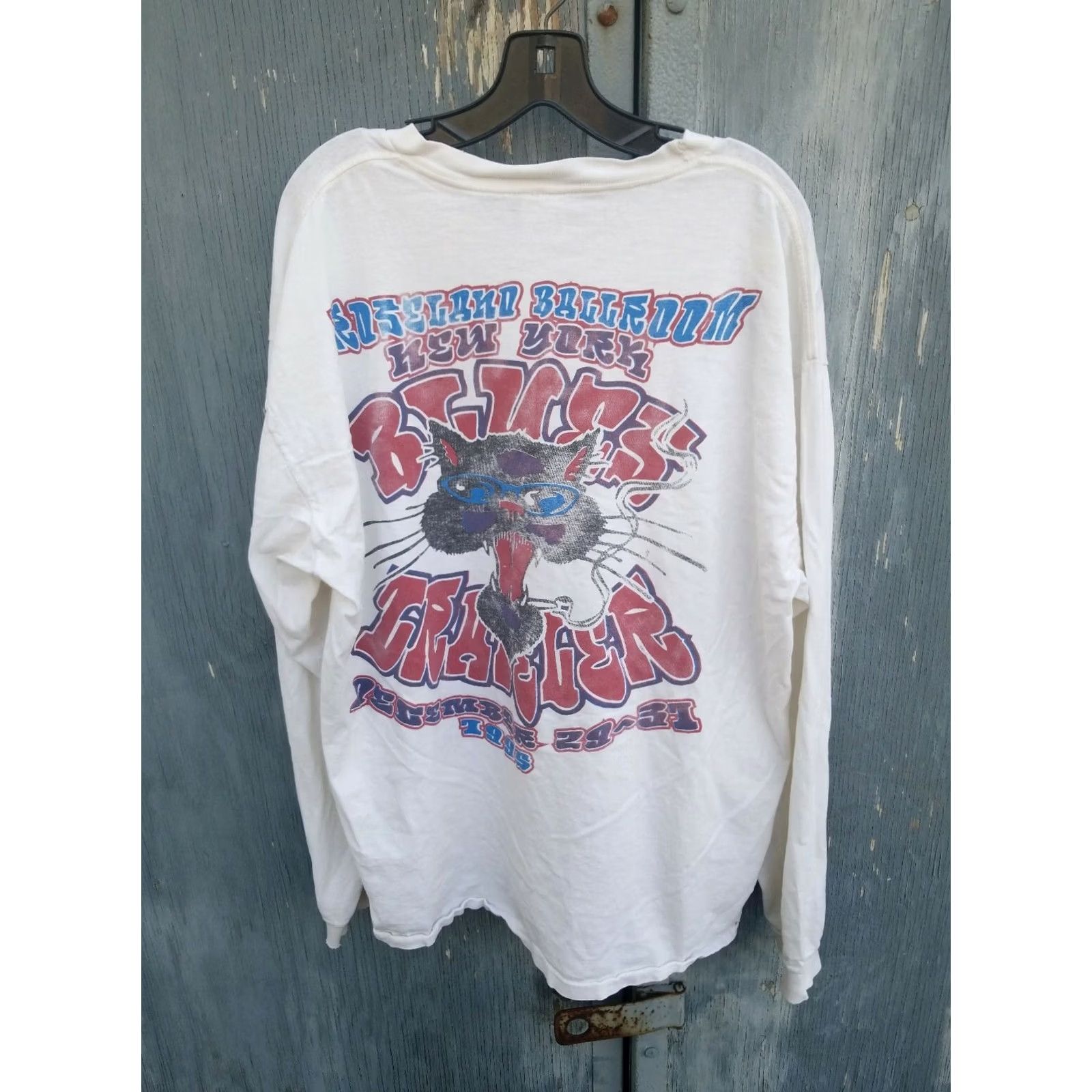 Vintage VINTAGE Blues Traveler ROSELAND BALLROOM NEW YORK CITY Shirt 1995 2XL White Unisex Graphic Tee Mens Womens Size US XXL / EU 58 / 5 - 2 Thumbnail