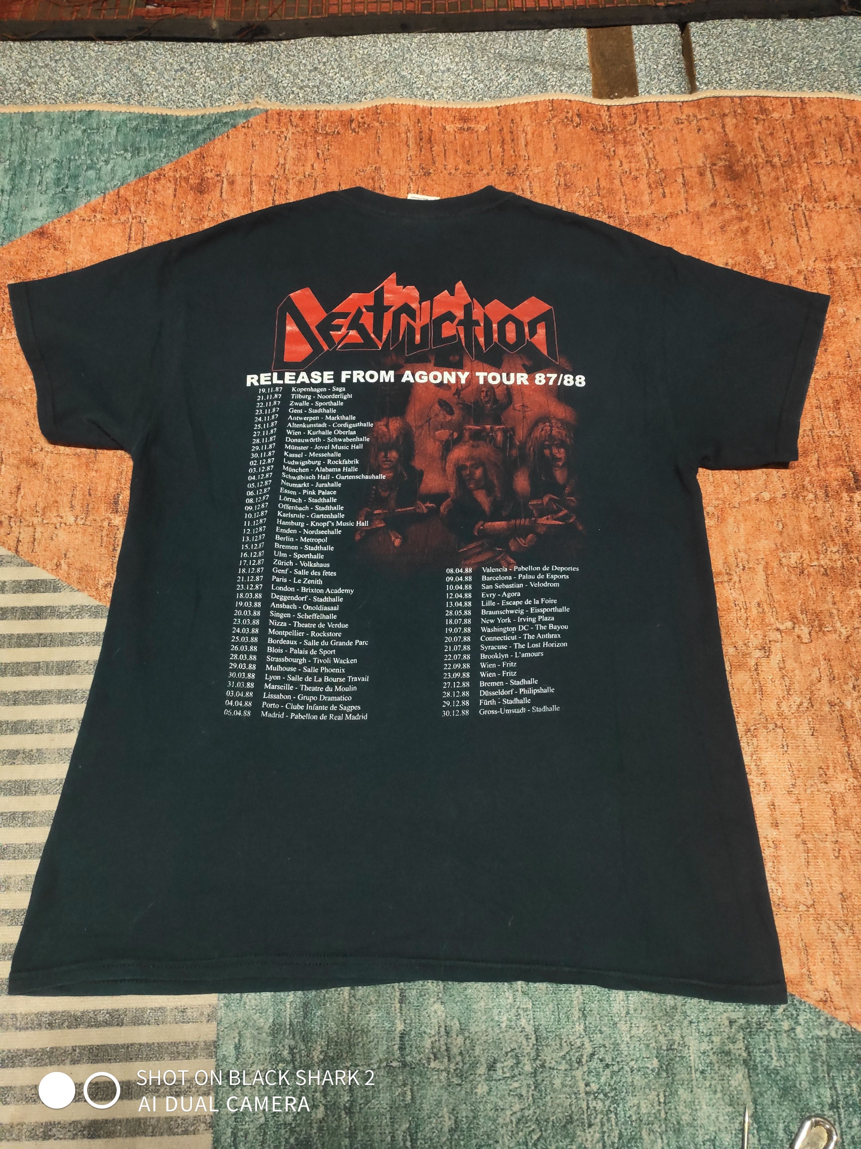 Band Tees Destruction Live without sense Size US M / EU 48-50 / 2 - 4 Thumbnail