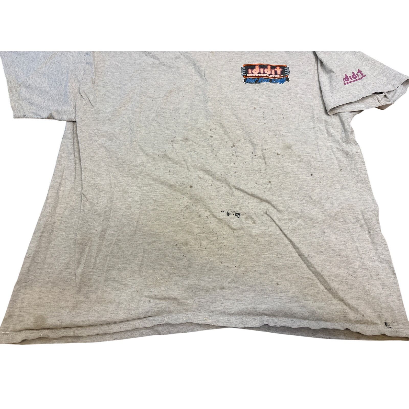 Hanes Vintage Y2K thrashed Ididit incorporated Hot Rod XXL shirt Size US XXL / EU 58 / 5 - 5 Thumbnail