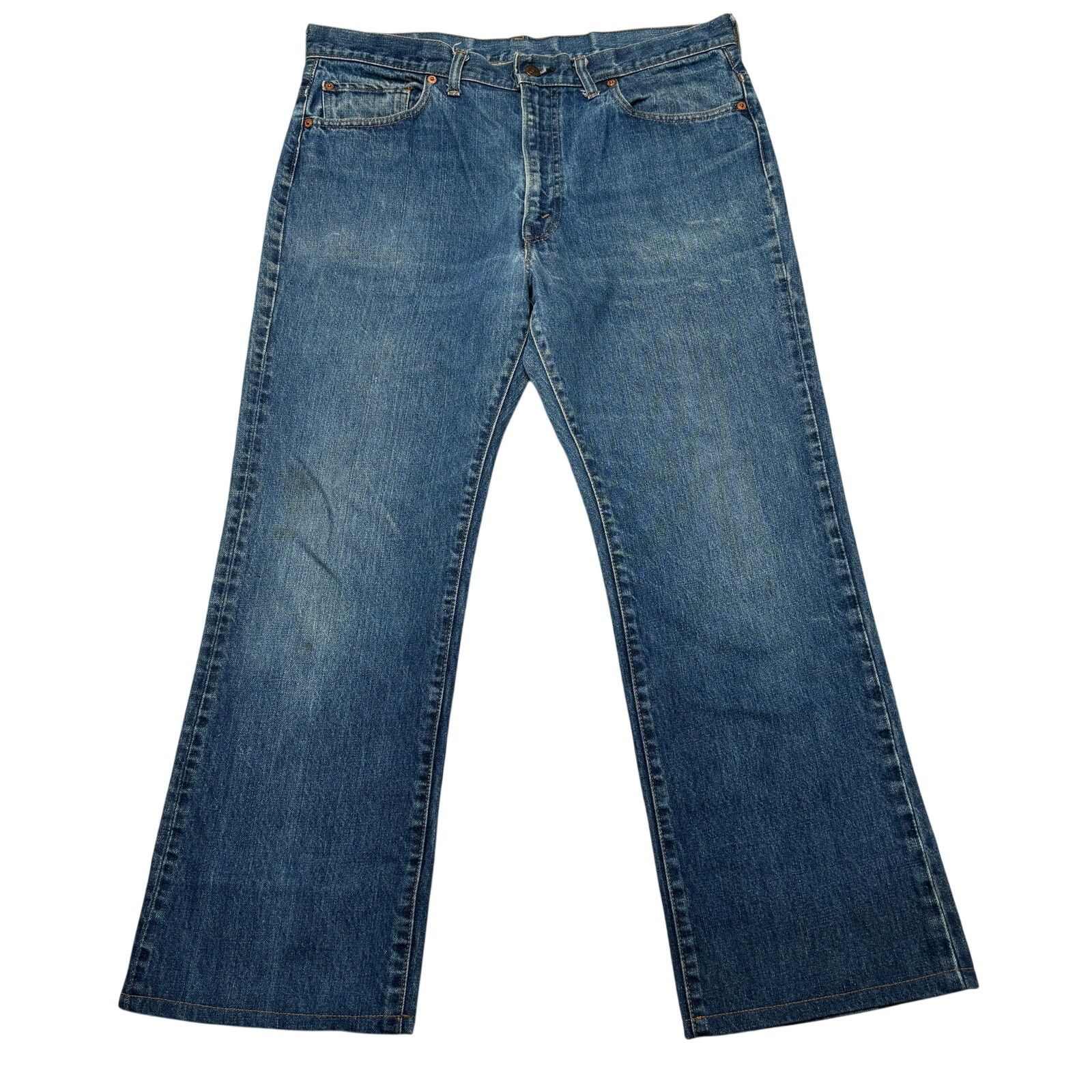 Levi's Vintage 70s Levi's 517 0217 Jeans Men's 36x28 Talon Flare Size US 36 / EU 52 - 1 Thumbnail