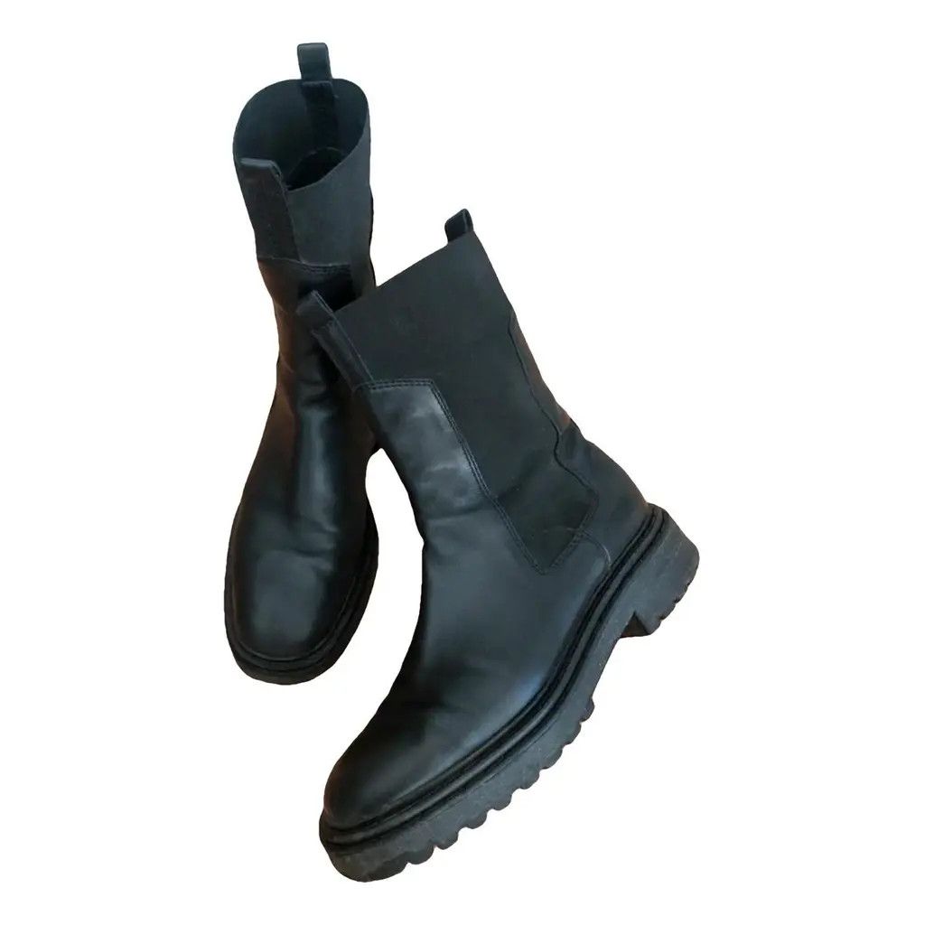 Massimo Dutti Leather riding chelsea boots Massimo Dutti Size US 10 / IT 40 - 1 Thumbnail