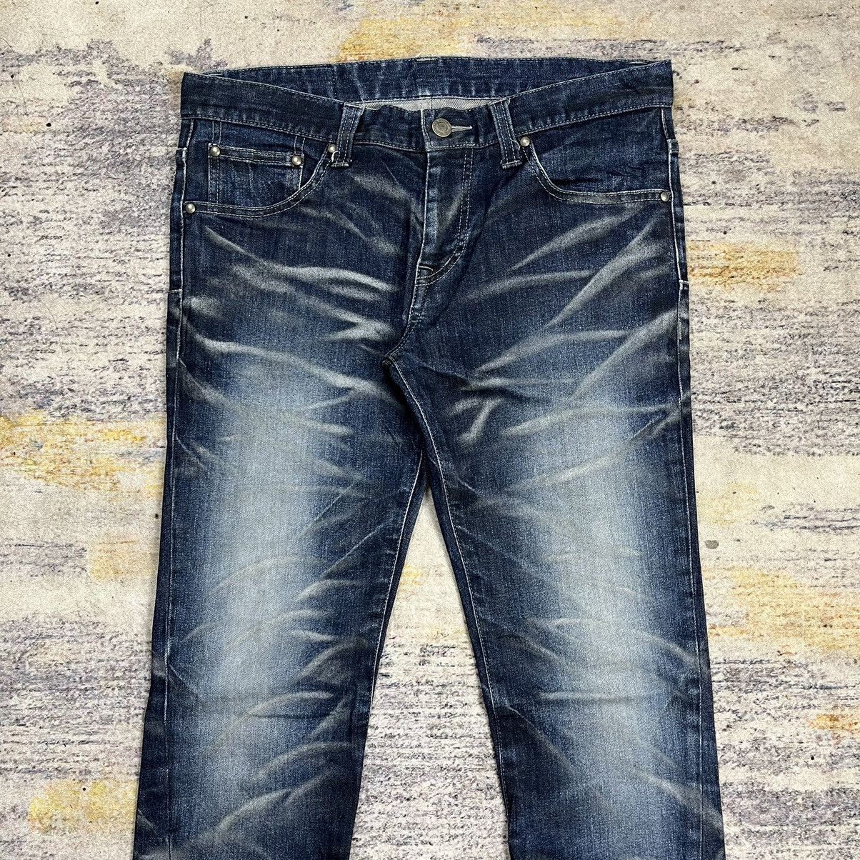 Tornado Mart Tornado Mart whisker wash boot cut low rise denim pants Size US 32 / EU 48 - 4 Thumbnail