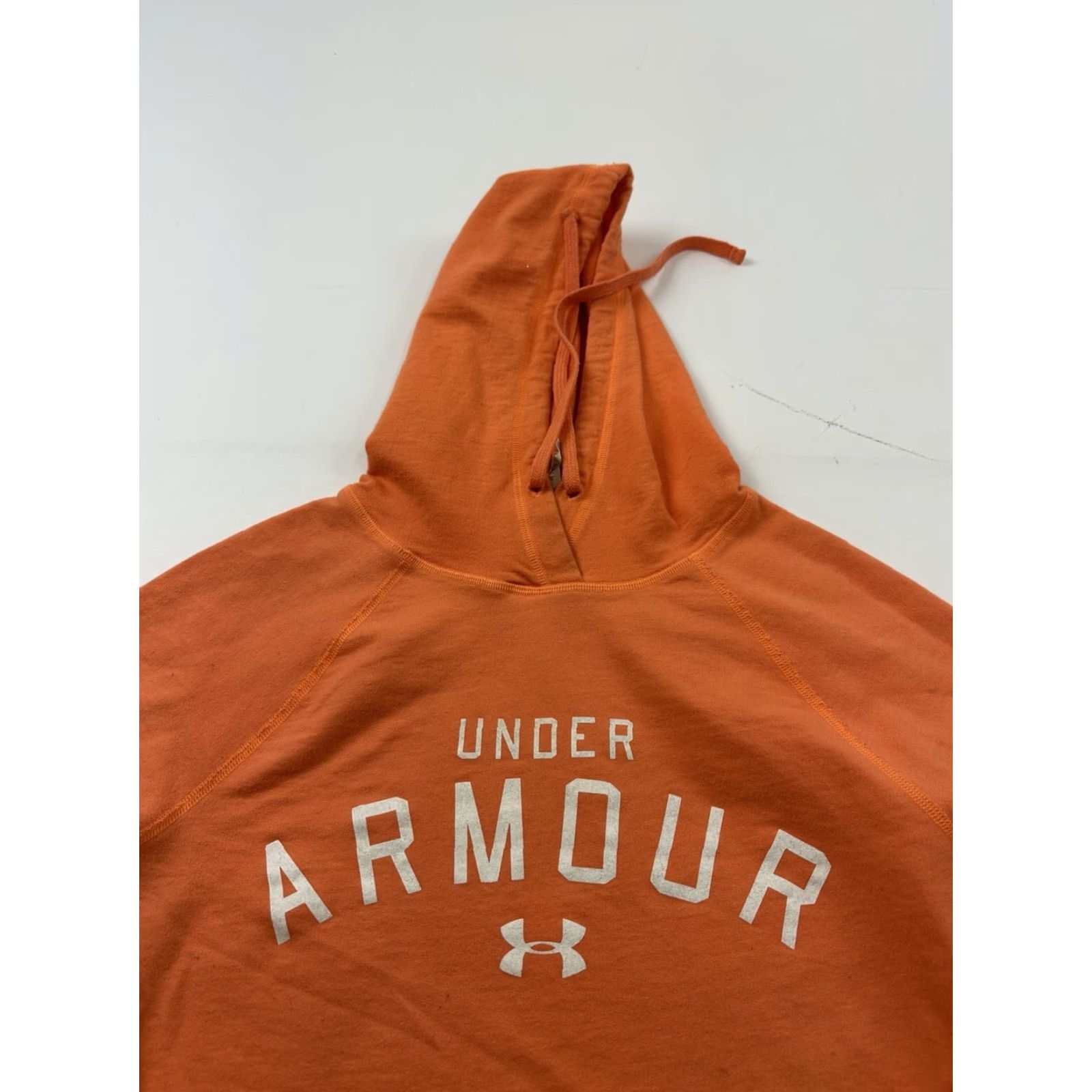 Under Armour Under Armour Hoodie Sweatshirt Womens M Orange Regular All Seasons Logo Hoodie Casual Activewear Women Size M / US 6-8 / IT 42-44 - 5 Thumbnail