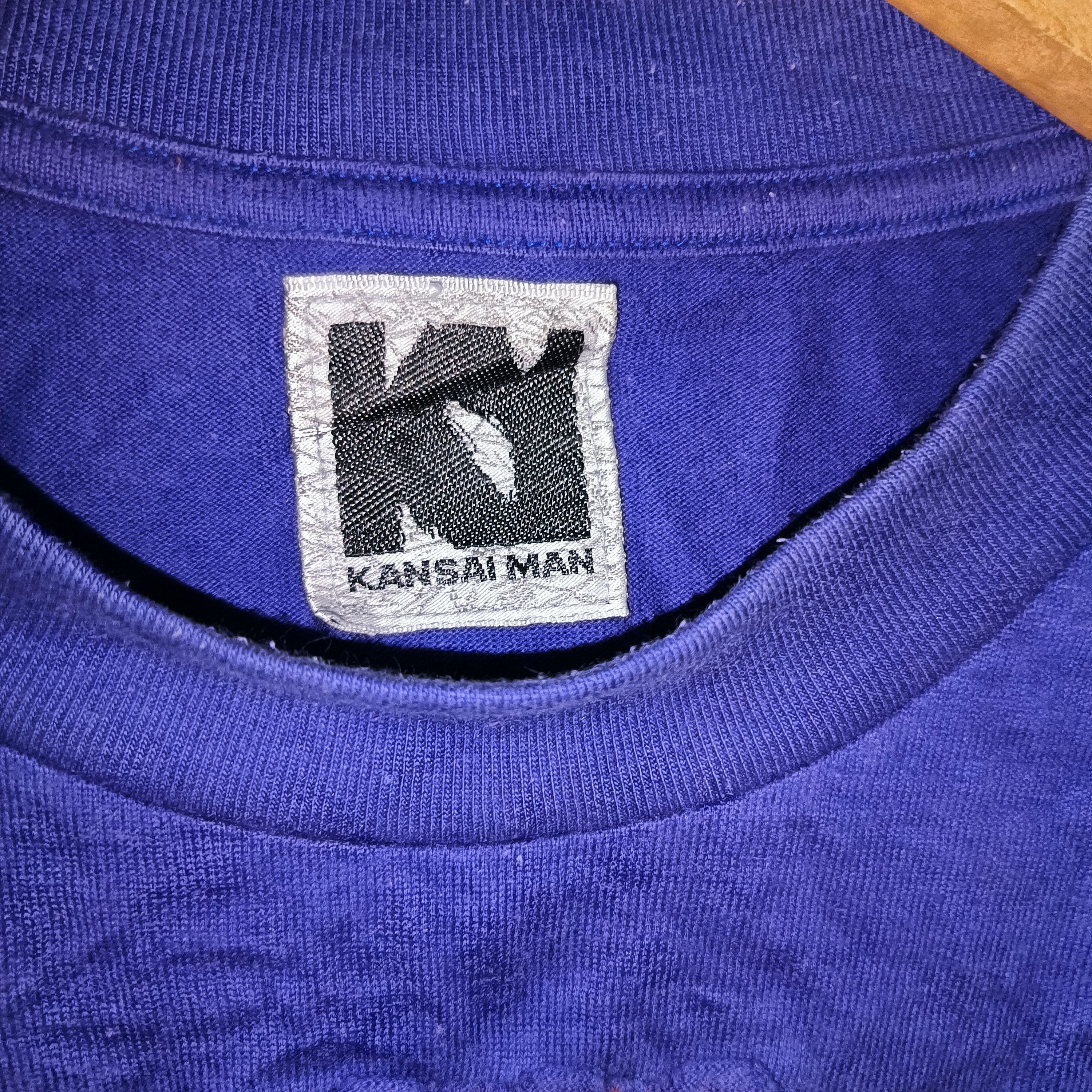 Japanese Brand × Kansai Yamamoto × Vintage Vintage 1990s Kansai Man Tees Size US M / EU 48-50 / 2 - 3 Thumbnail