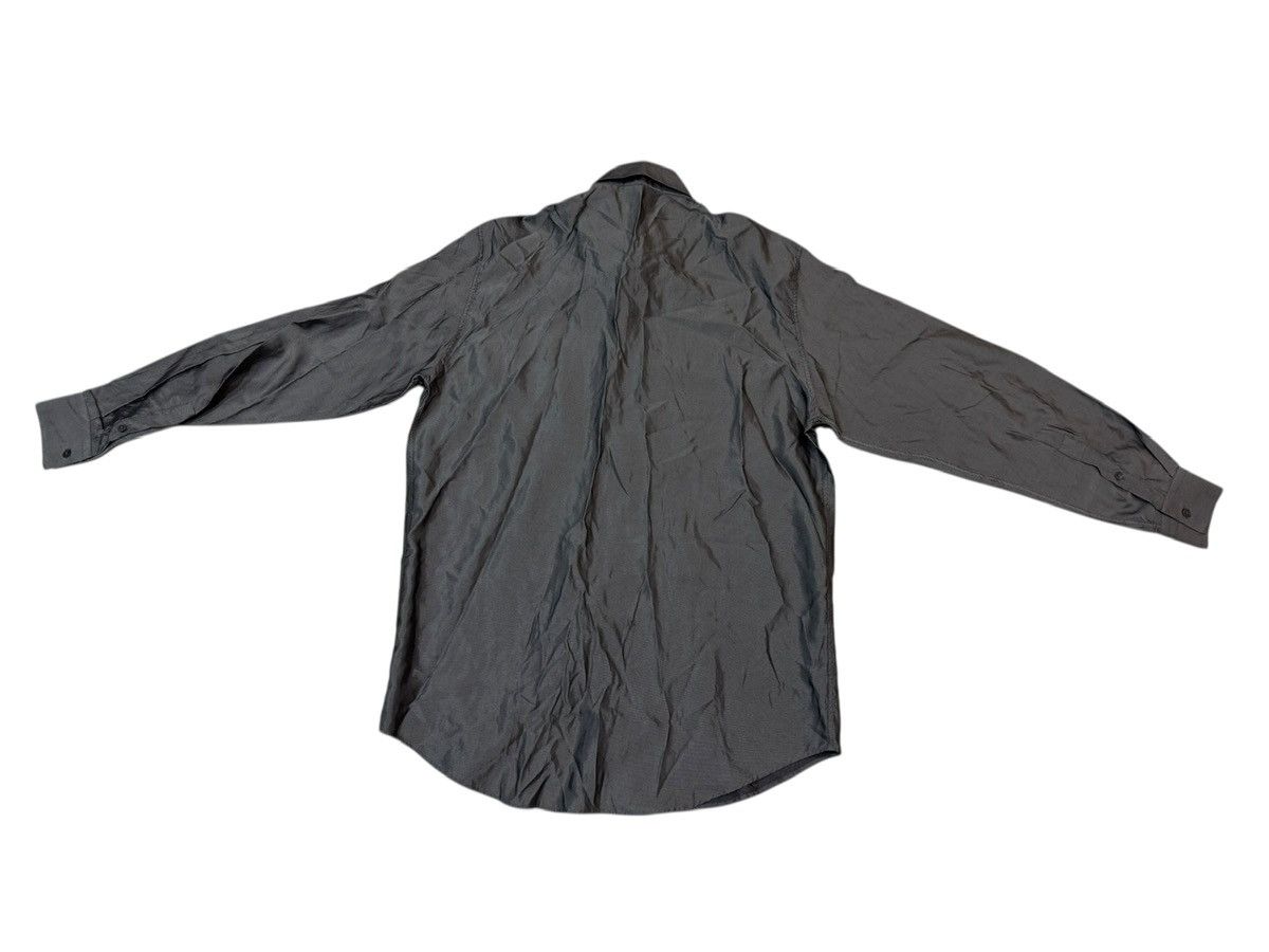 Versace Versace Classic V2 Shiny Grey Long Sleeve Shirt 16 41 Large Size US L / EU 52-54 / 3 - 9 Thumbnail