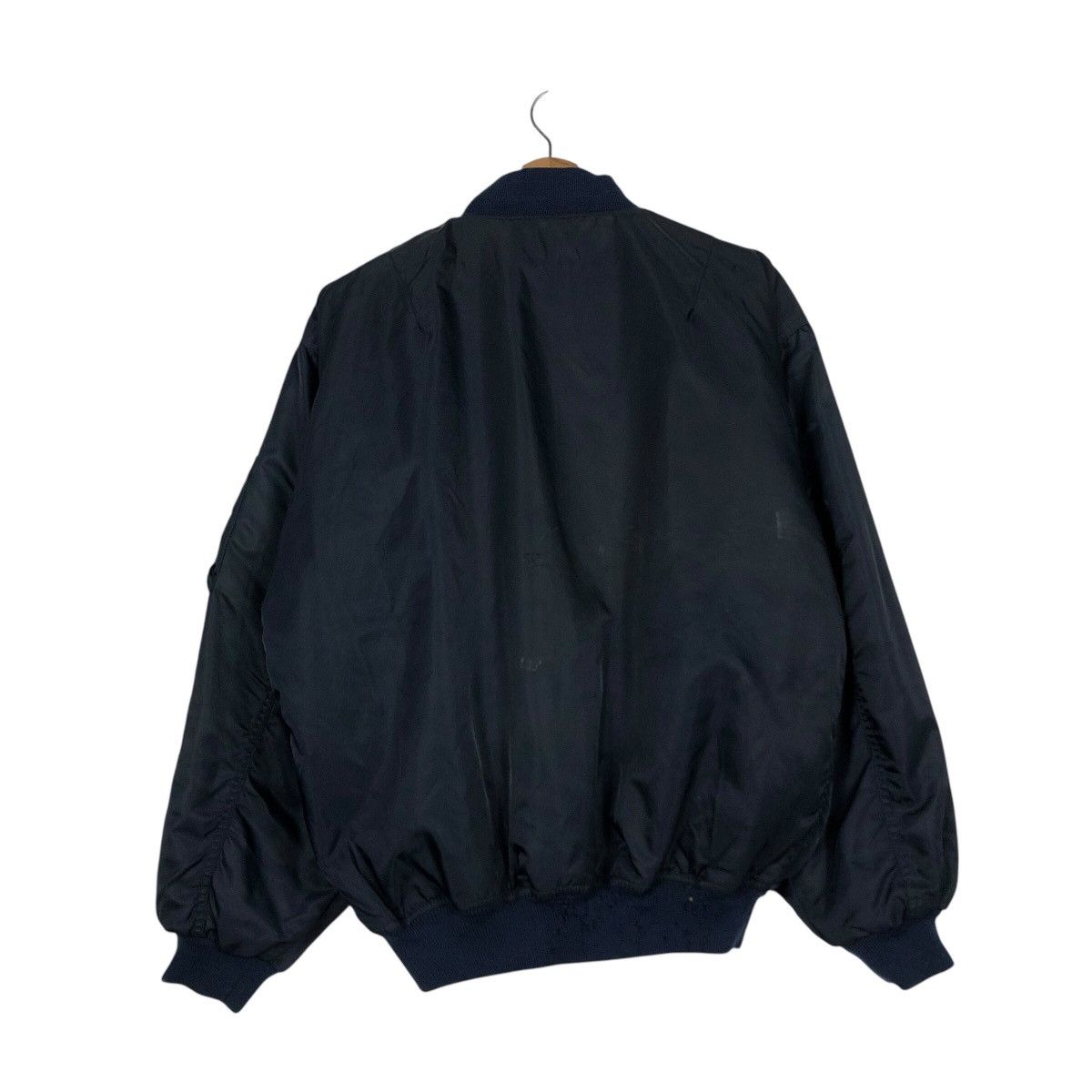 Japanese Brand Reversible Bomber Jacket Satin Suntory Boss Coffee Big Logo Size US M / EU 48-50 / 2 - 11 Thumbnail