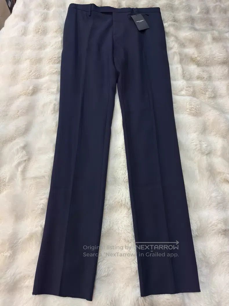 Saint Laurent Paris Saint Laurent Paris Dark Blue Trousers i Size US 34 / EU 50 - 1 Thumbnail