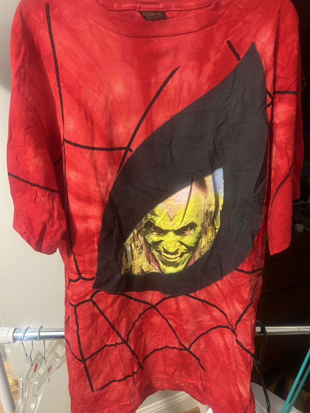 Other Vintage Spiderman Tie dye Green Goblin Marvel Comics shirt Size US XL / EU 56 / 4 - 1 Thumbnail