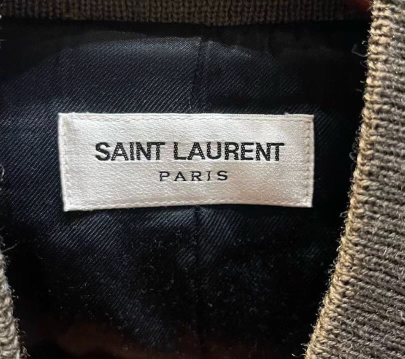 Saint Laurent/Saint Laurent Slp green wool ba 2412-Nextarrow