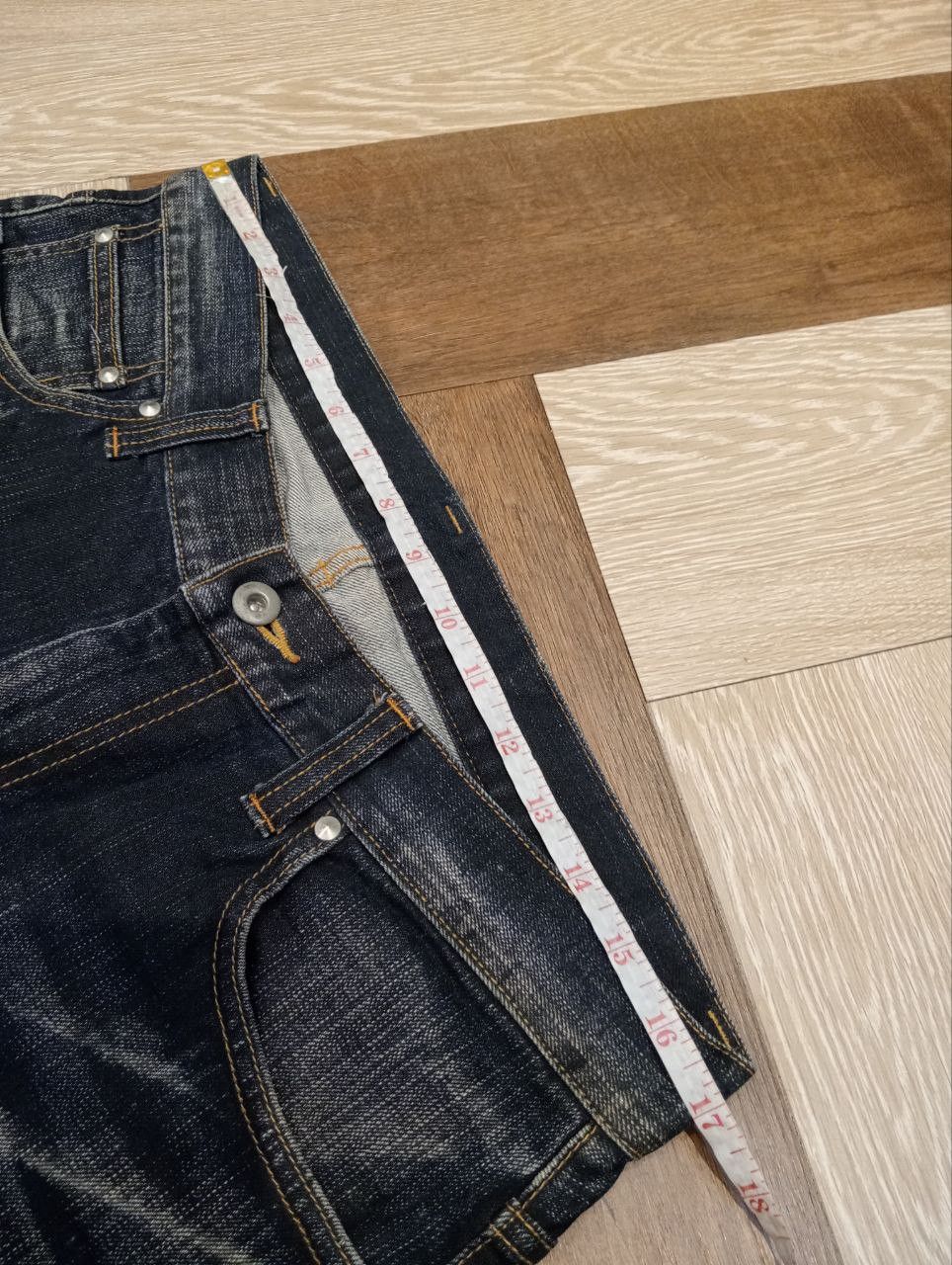Tornado Mart TORNADO MART JAPAN BLUE DISTRESSED FLARED DENIM PANTS Size US 34 / EU 50 - 15 Thumbnail