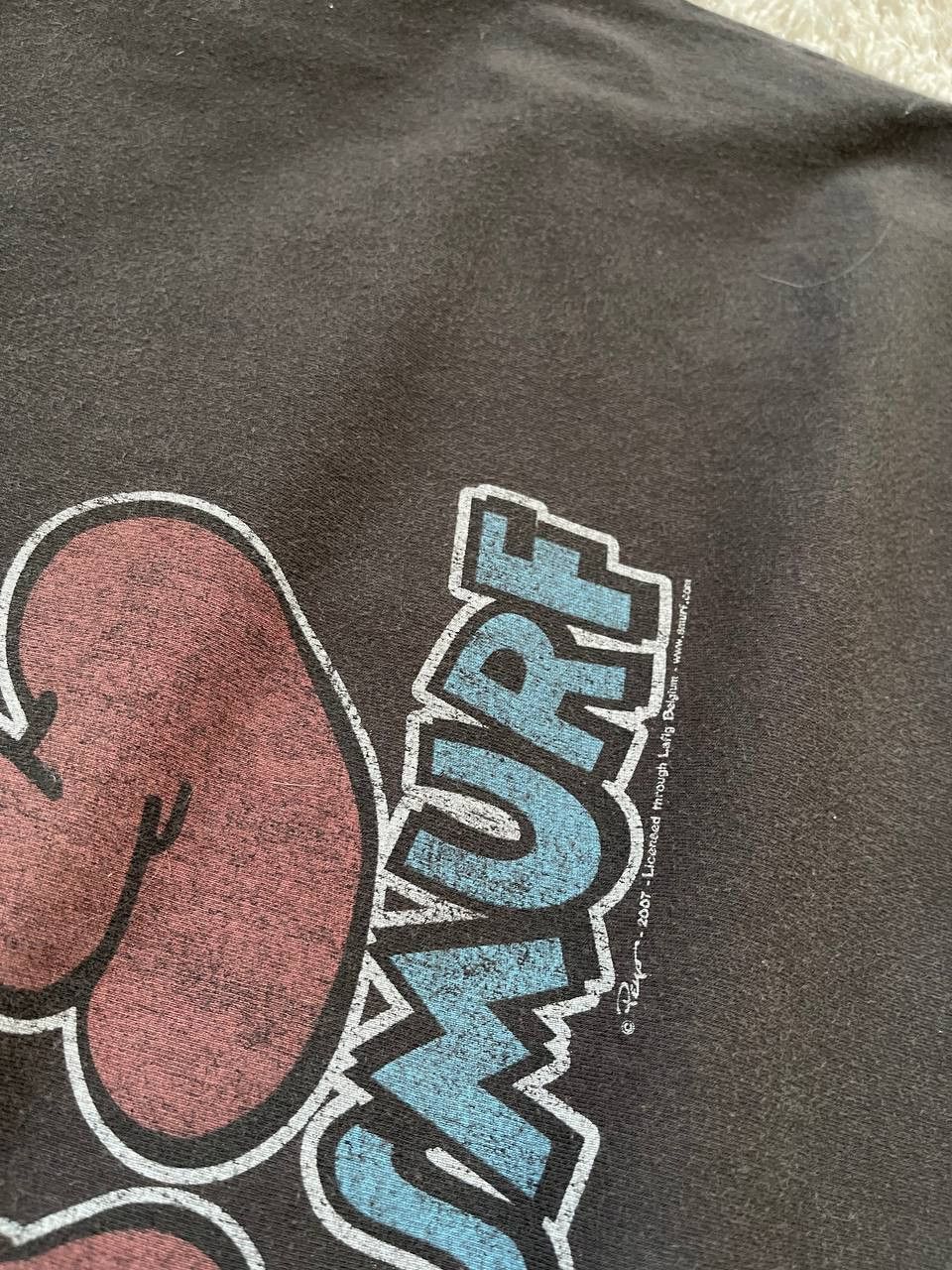 Vintage Vintage papa Smurf 2007 tee Size US XL / EU 56 / 4 - 7 Thumbnail