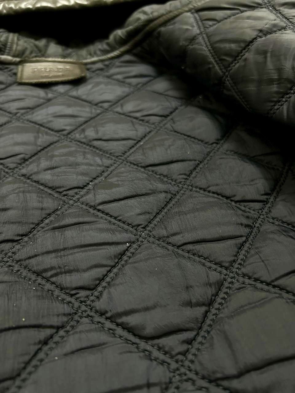 Prada Prada Mainline Luxurious Dark Ink Nappa Lamb Quilted Jacket Size US M / EU 48-50 / 2 - 17 Thumbnail