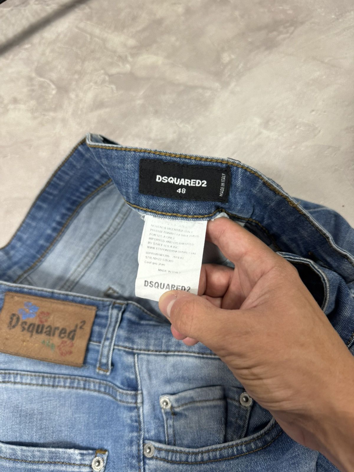 Dsquared2 Dsquared2 Distressed Y2k Slim Jeans Size US 32 / EU 48 - 11 Thumbnail