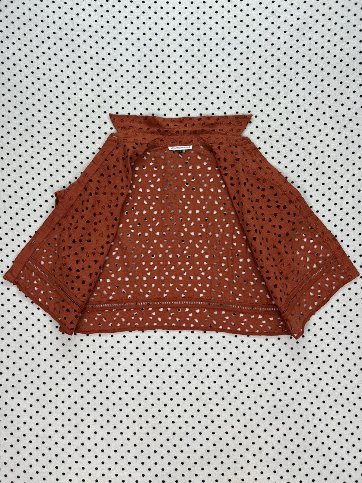 Adolfo Dominguez Adolfo Dominguez Cutwork Blouse Size XS / US 0-2 / IT 36-38 - 3 Thumbnail