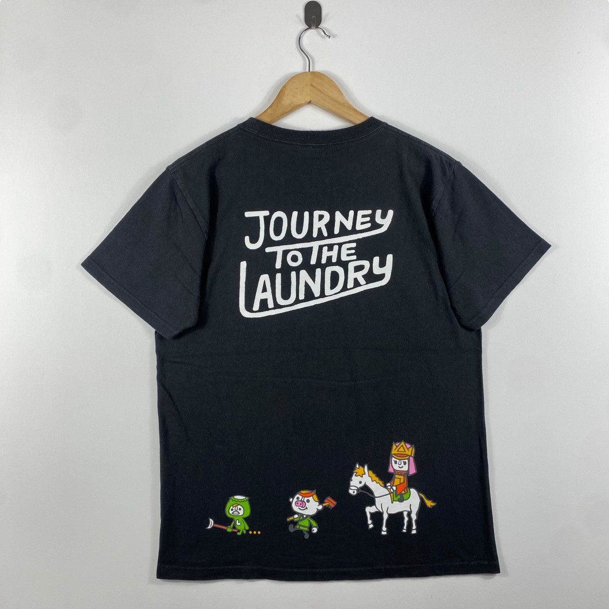 Japanese Brand Journey To The Laundry By LAUNDRY JAPAN Graphic Tee Shirt Size US M / EU 48-50 / 2 - 4 Thumbnail