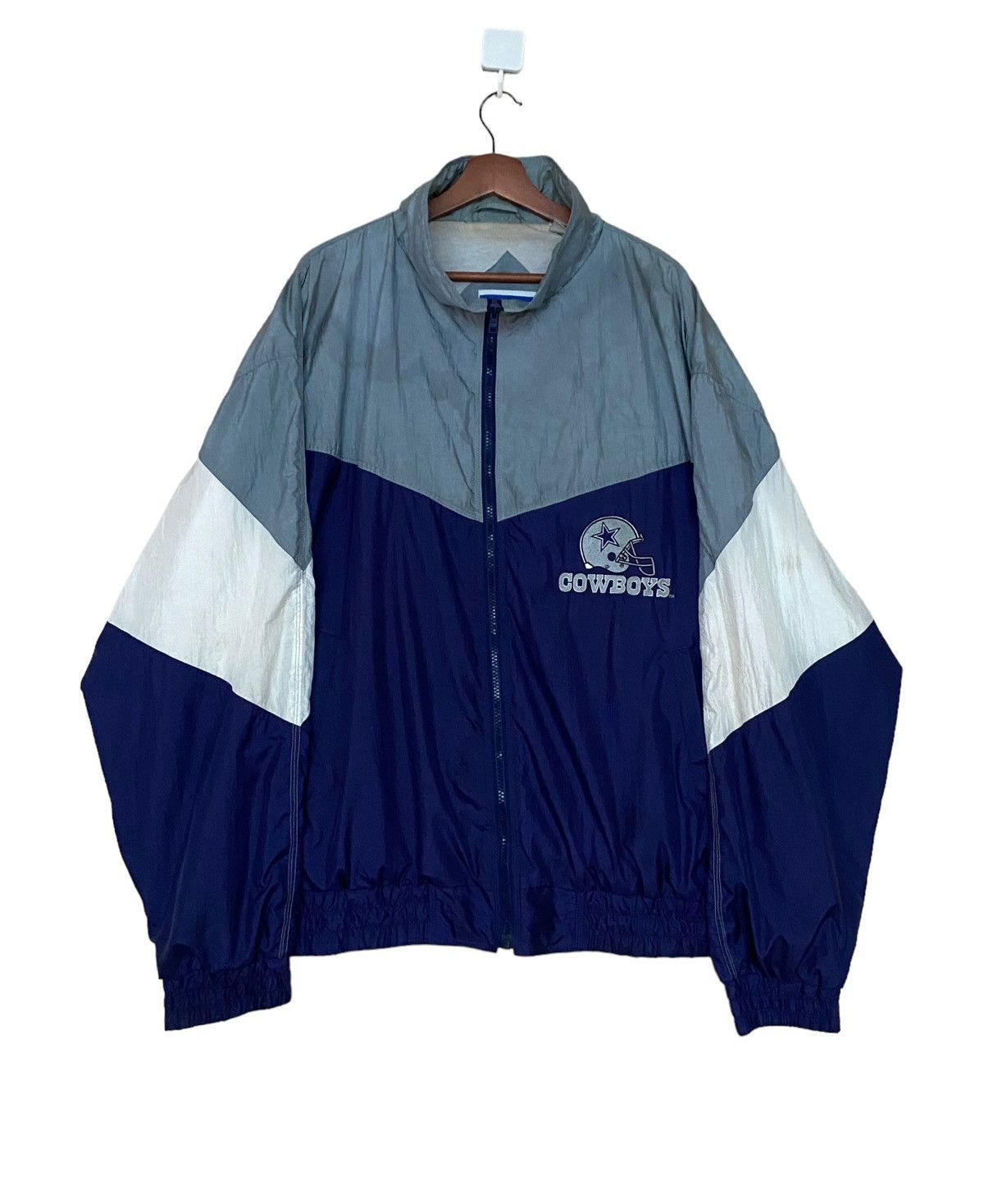 NFL × Vintage Vintage Brand NFL Cowboys Oversized Jacket 1990s Size US XL / EU 56 / 4 - 1 Thumbnail