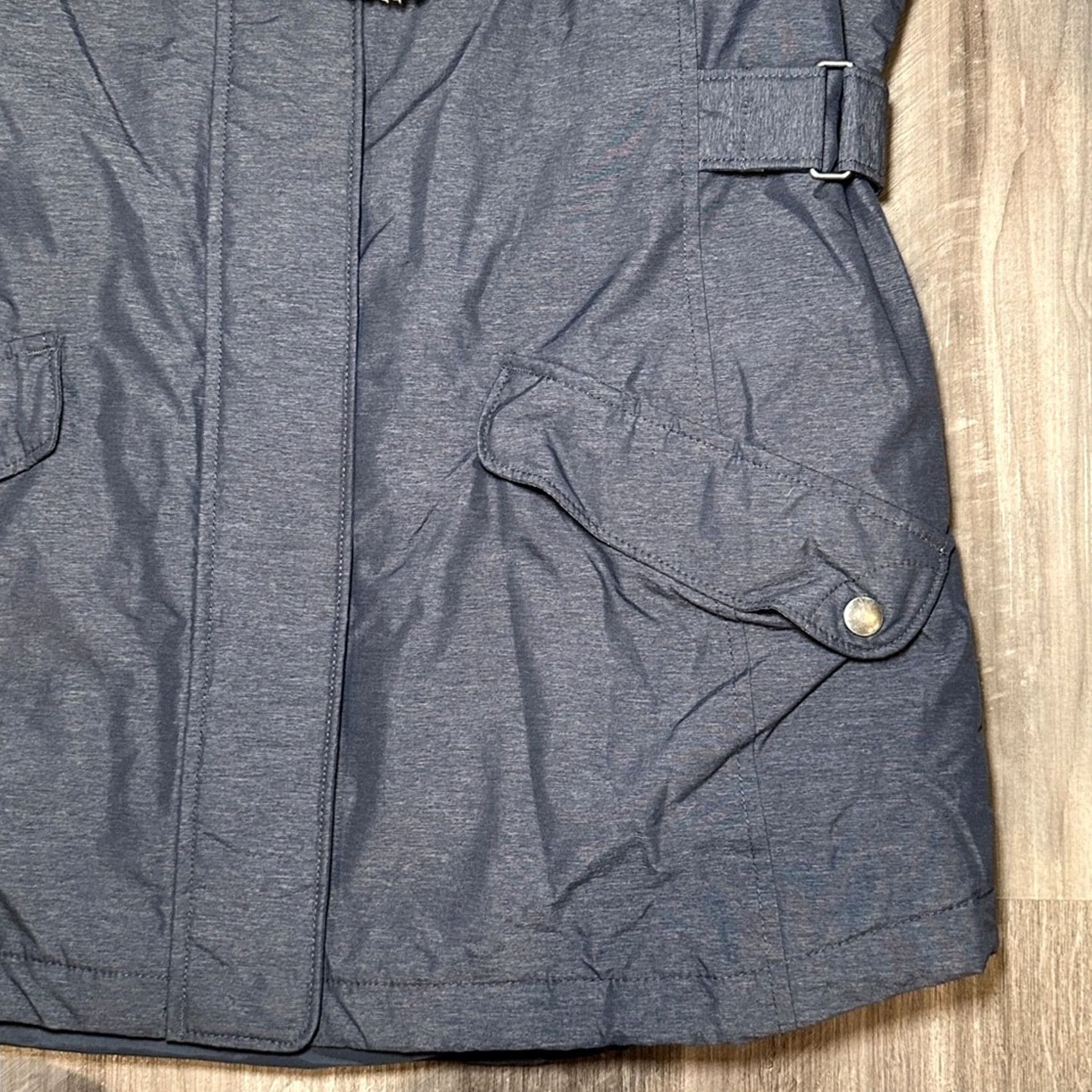 Vintage VINTAGE Columbia Penn Creek Thermal Coil Jacket XL Women Gray Nylon Polyester 70/30 Basic Jacket 30.5" Length Mens Womens Girls Boys Size XL / US 12-14 / IT 48-50 - 5 Thumbnail
