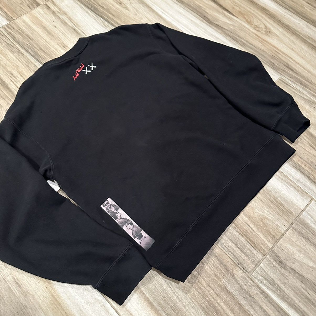 Kaws × Uniqlo Uniqlo Kaws x Warhol Black Graphic Sweatshirt Size US S / EU 44-46 / 1 - 4 Thumbnail