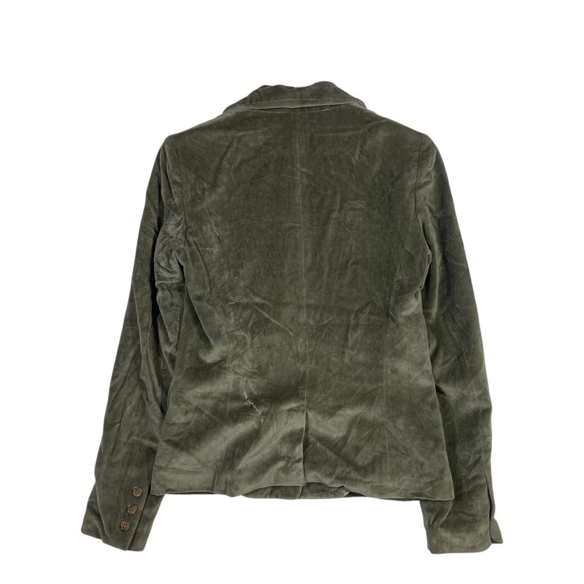 Christian Lacroix Christian Lacroix Bazar Embroidered Velvet Blazer Olive Gree Size S / US 4 / IT 40 - 4 Thumbnail