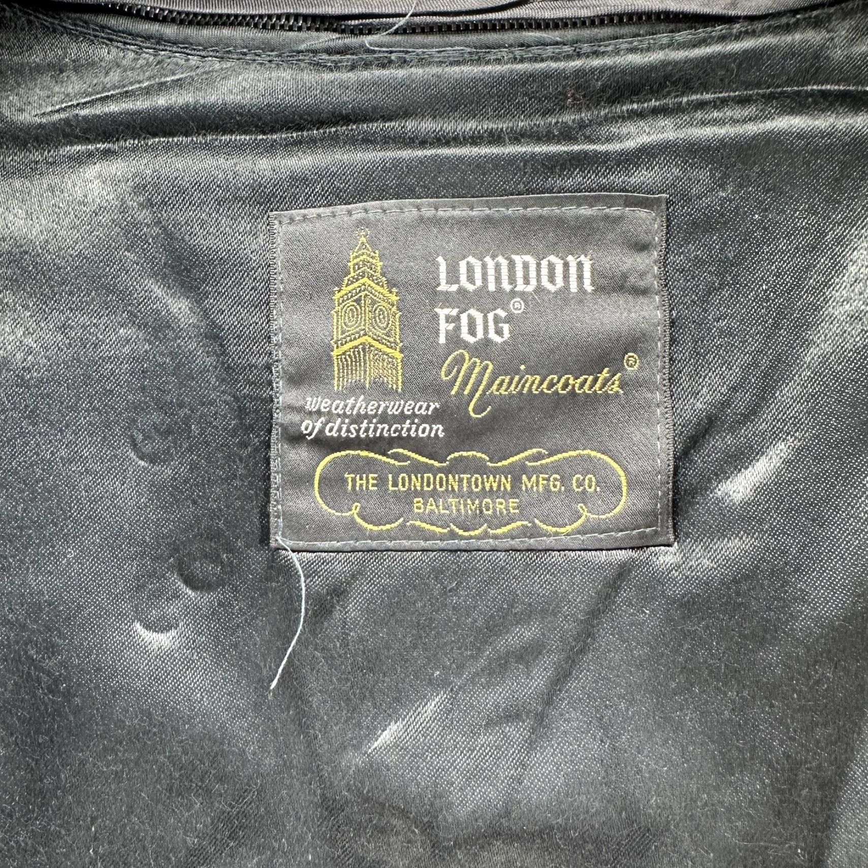 London Fog VINTAGE London Fog Coat Mens 42 Blue Wool Liner Rain Coat Snow Cloth Insulated Lined Pockets Single-Breasted Size US XS / EU 42 / 0 - 2 Thumbnail