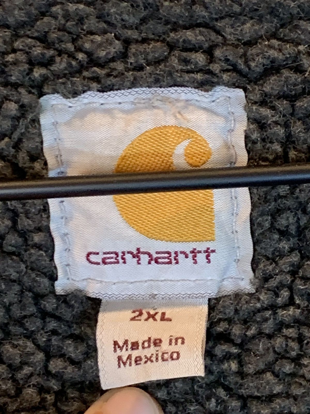 Carhartt × Designer *RARE* Carhartt Smoky Faded Fleece Lined Denim Work Vest 2XL Size US XXL / EU 58 / 5 - 8 Thumbnail