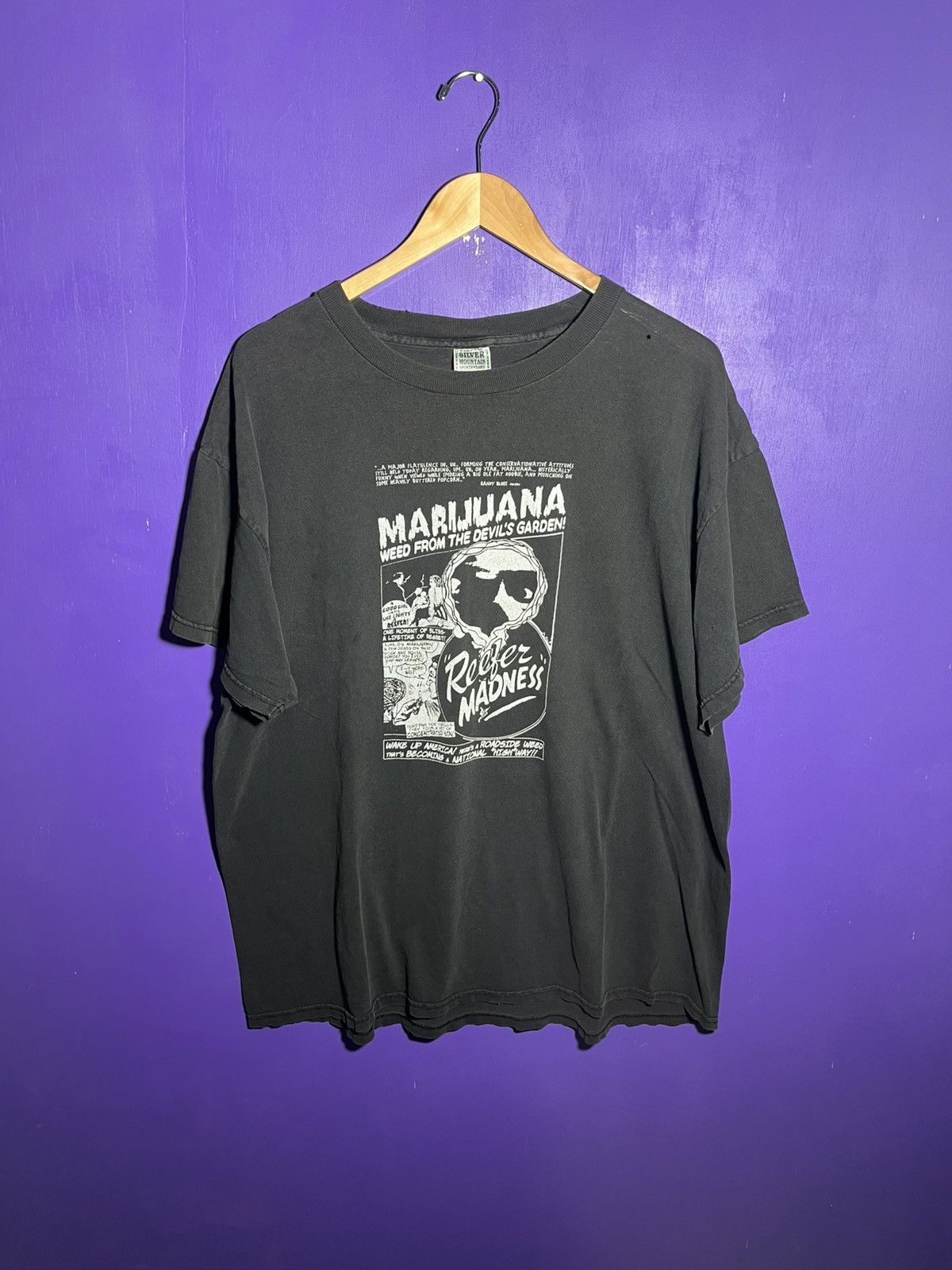 Vintage Vintage 90s Marijuana weed from the devils garden movie tee Size US XL / EU 56 / 4 - 1 Thumbnail