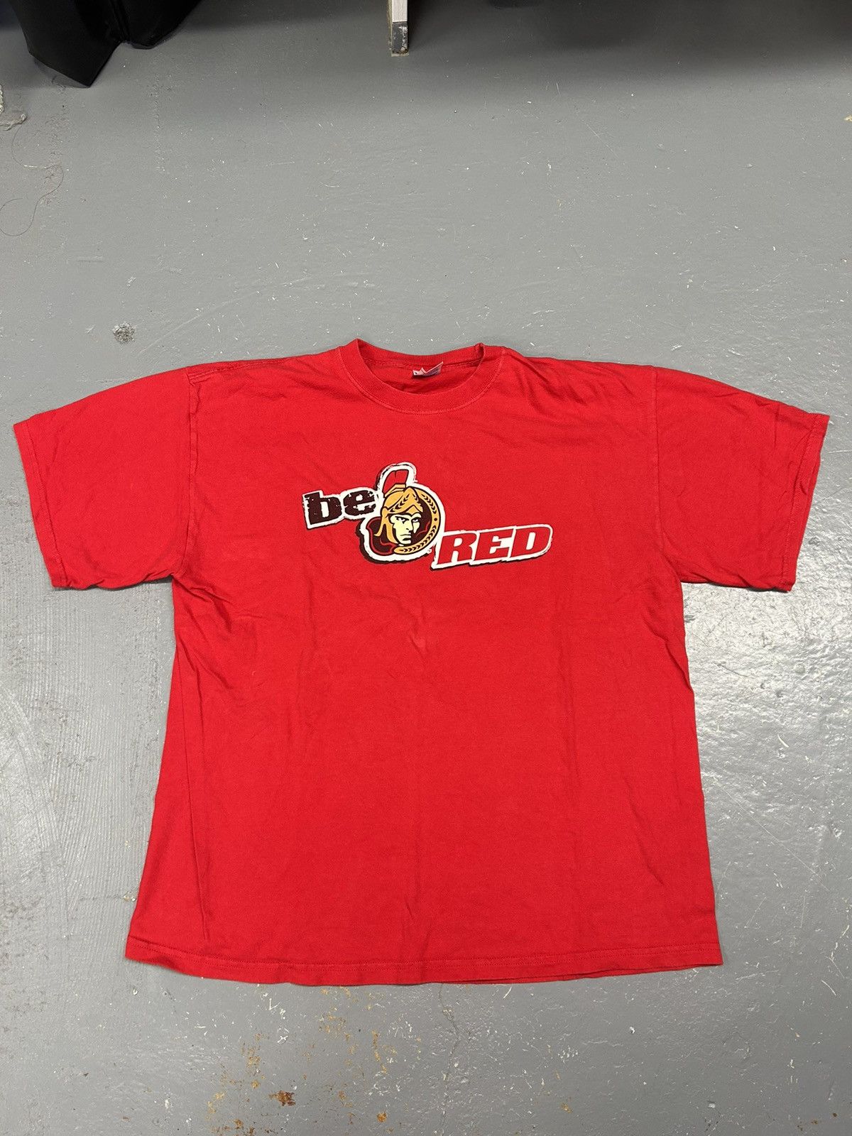 NHL × Vintage Crazy Vintage 90s Essential Ottawa Senators NHL Tee Shirt Size US XL / EU 56 / 4 - 1 Thumbnail