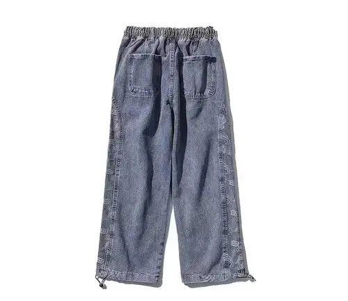 Jean 21SS Indigo Union Japan Bandana Paisley Side Denim Pants Size US 32 / EU 48 - 3 Thumbnail