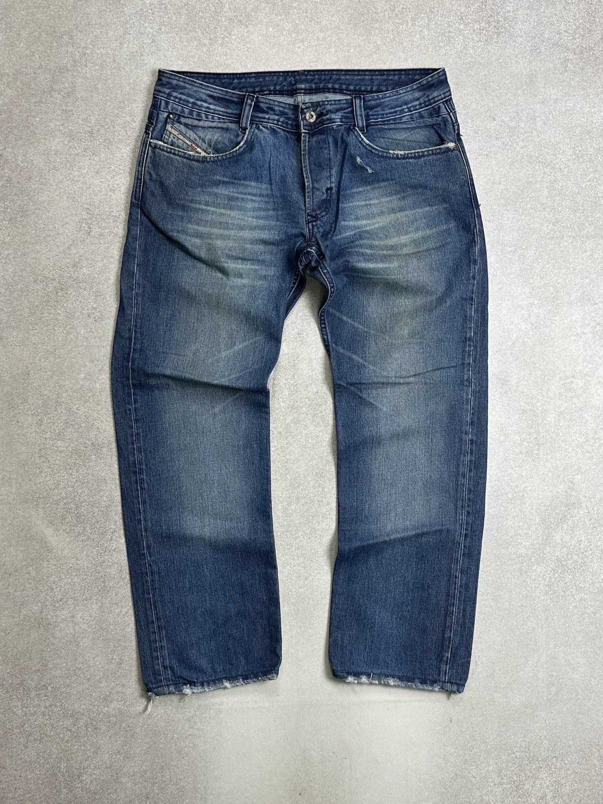Diesel Vintage Diesel Baggy Abstract Y2K Pants Jeans Rare 33 Size US 33 - 3 Thumbnail