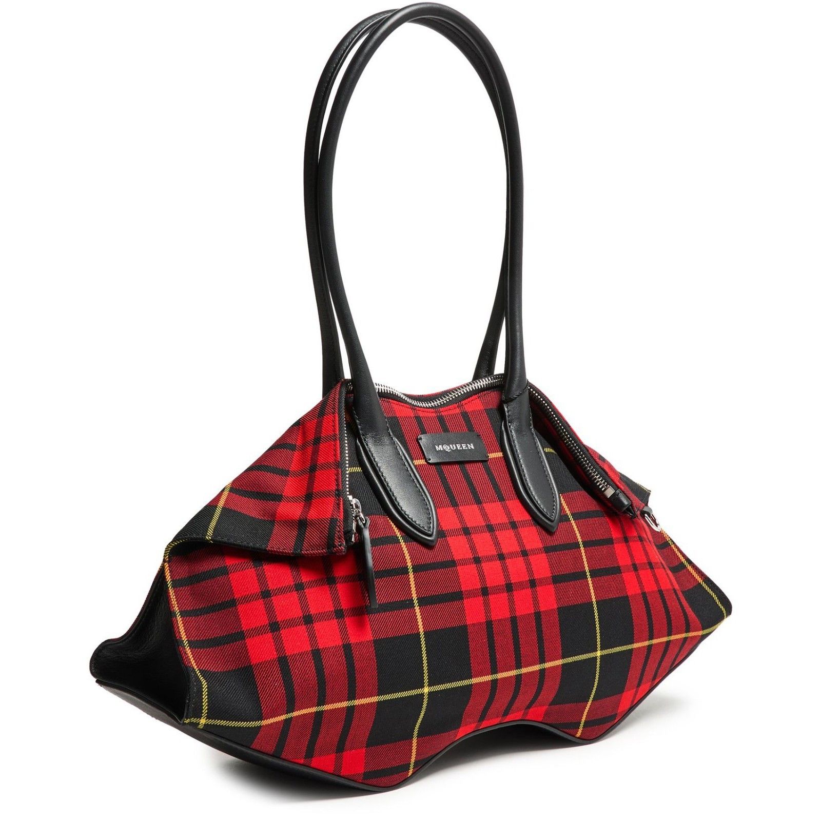 Alexander McQueen ALEXANDER MCQUEEN Manta Multi/Red Top Handle Bag New Size ONE SIZE - 2 Thumbnail