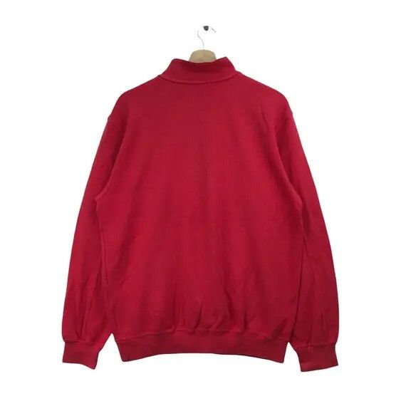 Kenzo Vtg 90’ KENZO GOLF PARIS Minimalist Red Sweatshirt Sweater Size US L / EU 52-54 / 3 - 4 Thumbnail