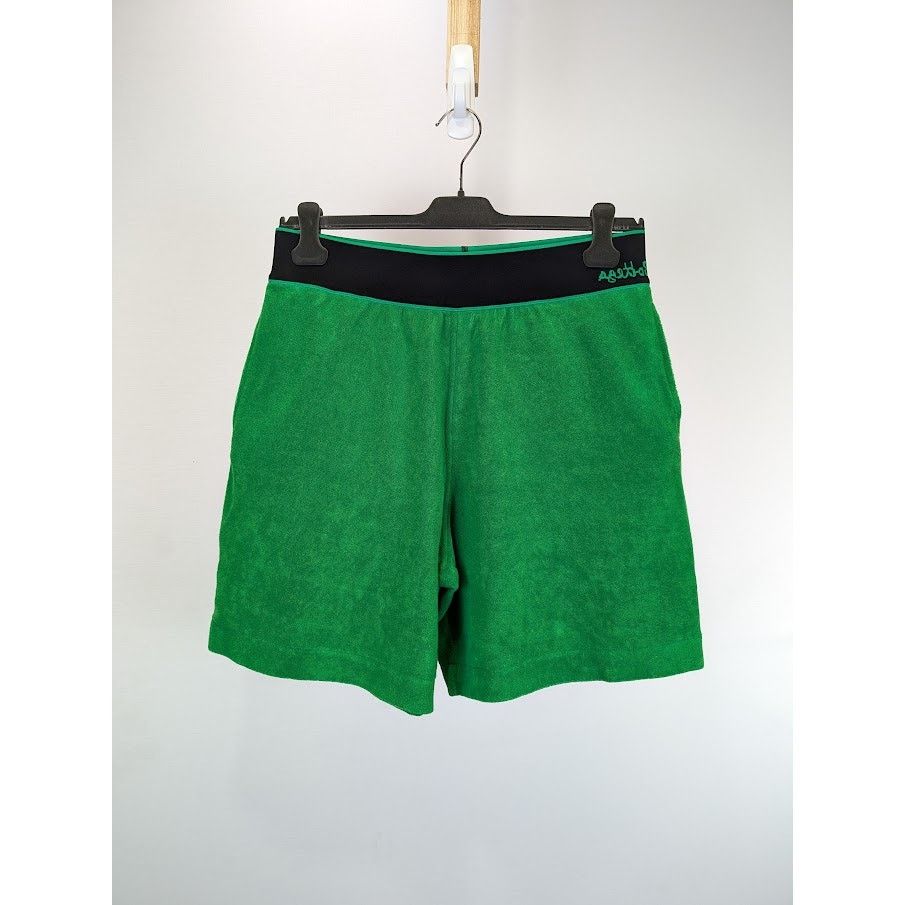 Bottega Veneta o1rshd1 Medium Weight Towelling Jersey Shorts in Parakeet Size US 32 / EU 48 - 2 Thumbnail