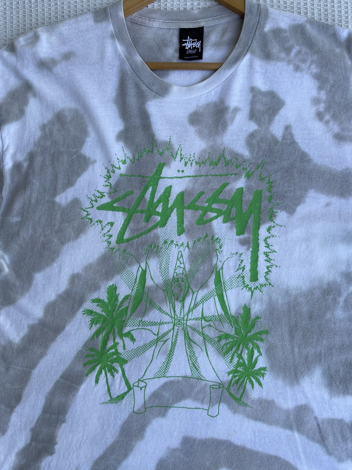 Stussy Very Rare🔥Vintage STUSSY Tie Dye Tee Size US L / EU 52-54 / 3 - 3 Thumbnail