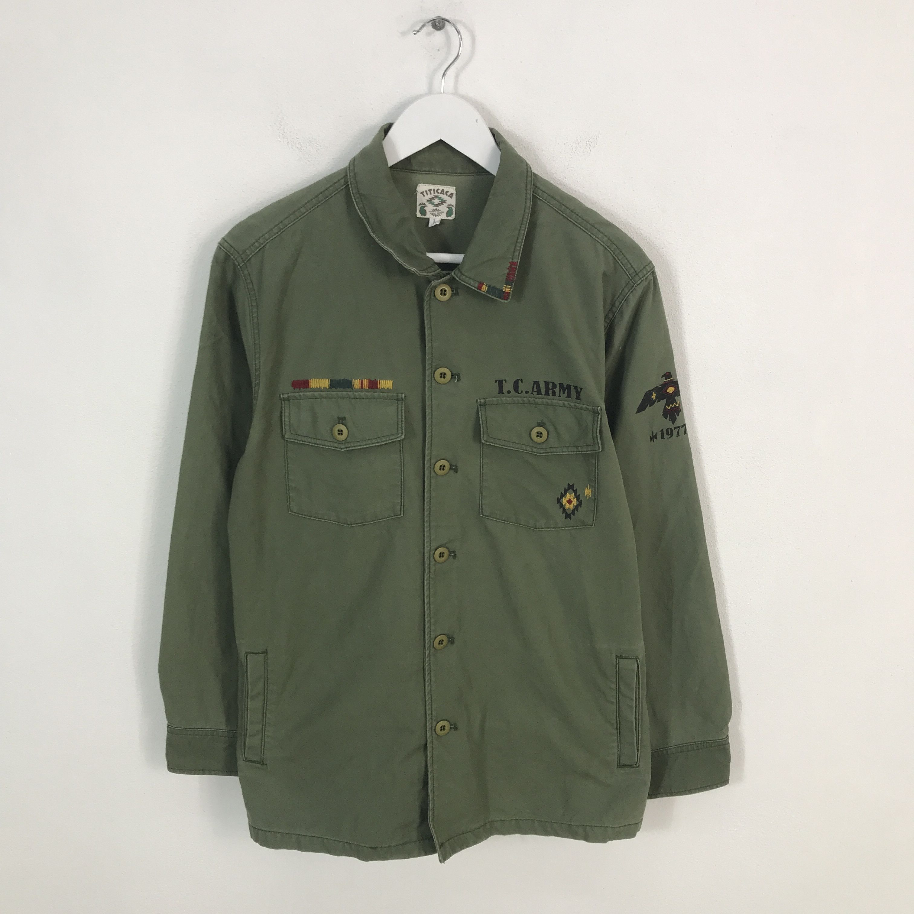 Japanese Brand T.C Army Button Up Jacket Size US M / EU 48-50 / 2 - 1 Thumbnail