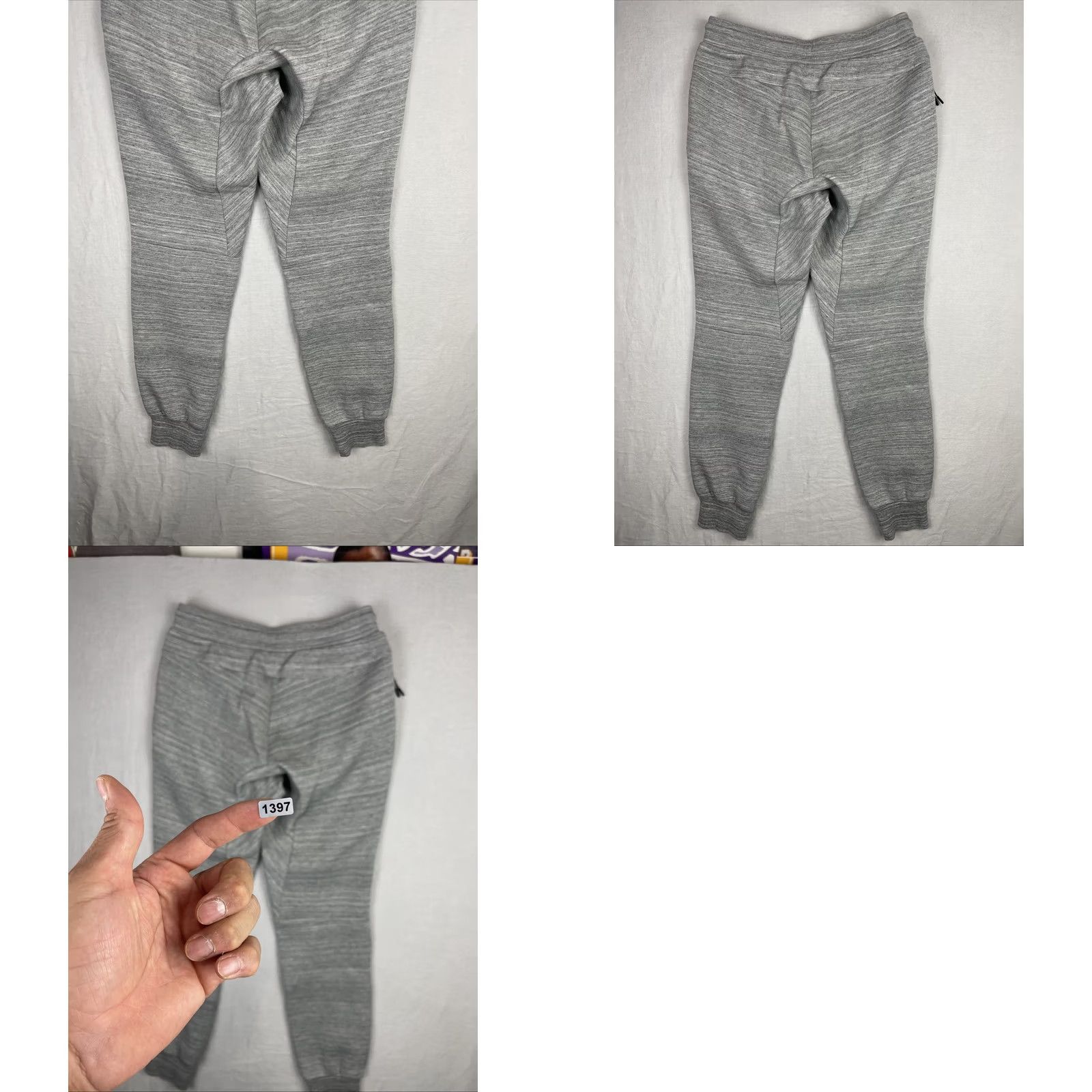 Nike Nike Tech Fleece Pants Mens Small Gray Joggers Tapered Heather Gym 585204-063 Size US 29 - 10 Thumbnail