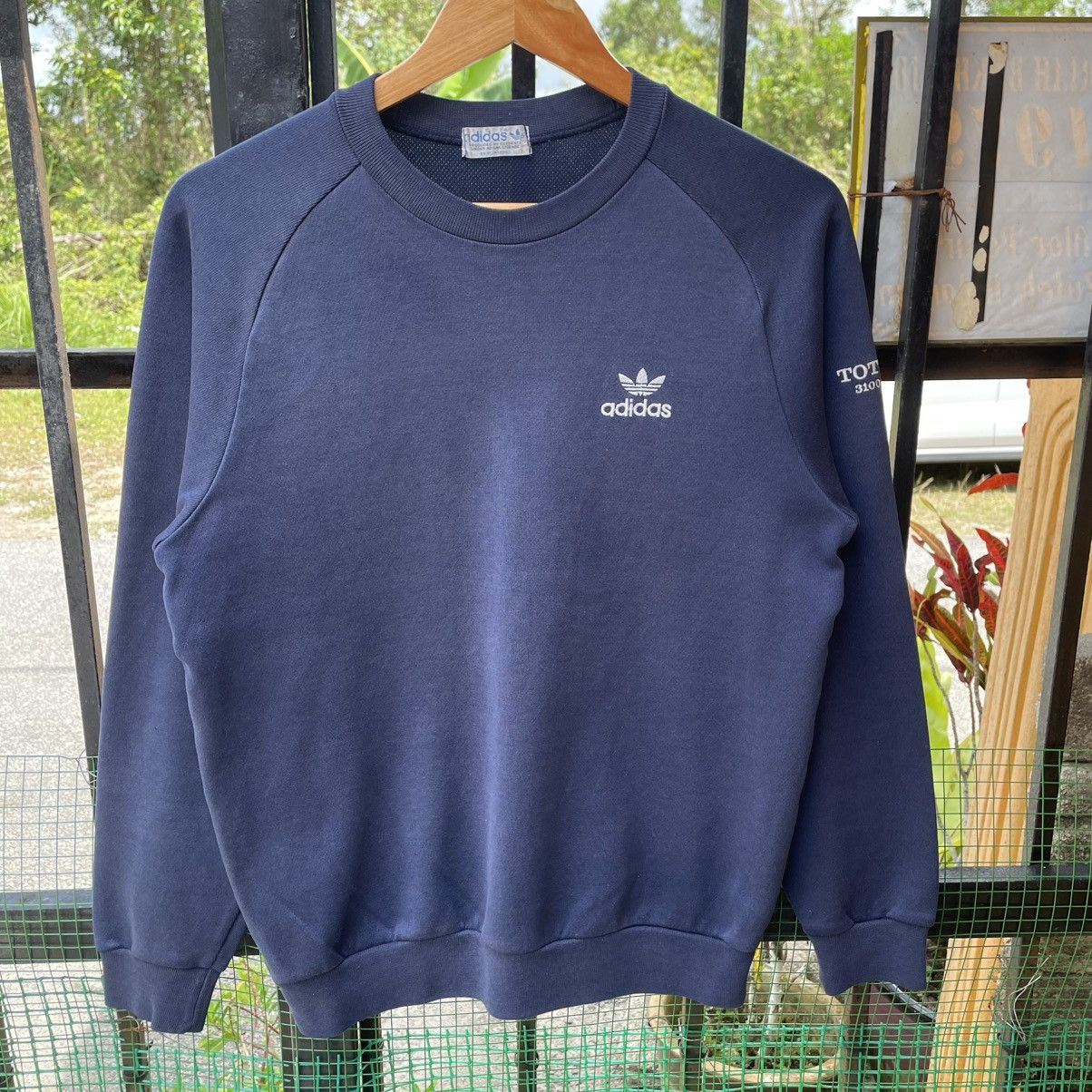 Adidas 🔥Vintage 90s Adidas Embroidered Small Logo Sweatshirts Size US S / EU 44-46 / 1 - 4 Thumbnail