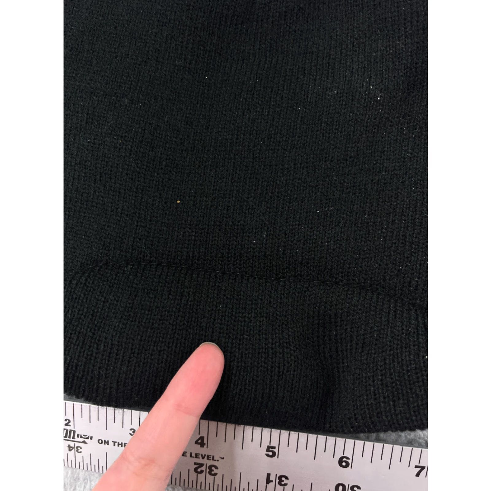 Vintage Gold Medal Ski Beanie Adult One Size Black Knit 100% Acrylic Mens Size ONE SIZE - 2 Thumbnail