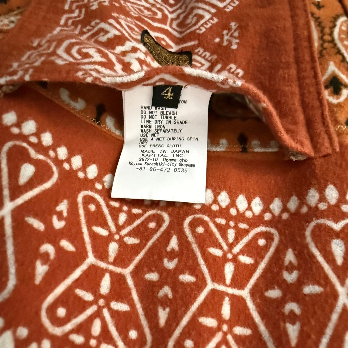 Kapital Kapital Flannel Reversible Bandana 1st Jacket Size US L / EU 52-54 / 3 - 5 Thumbnail