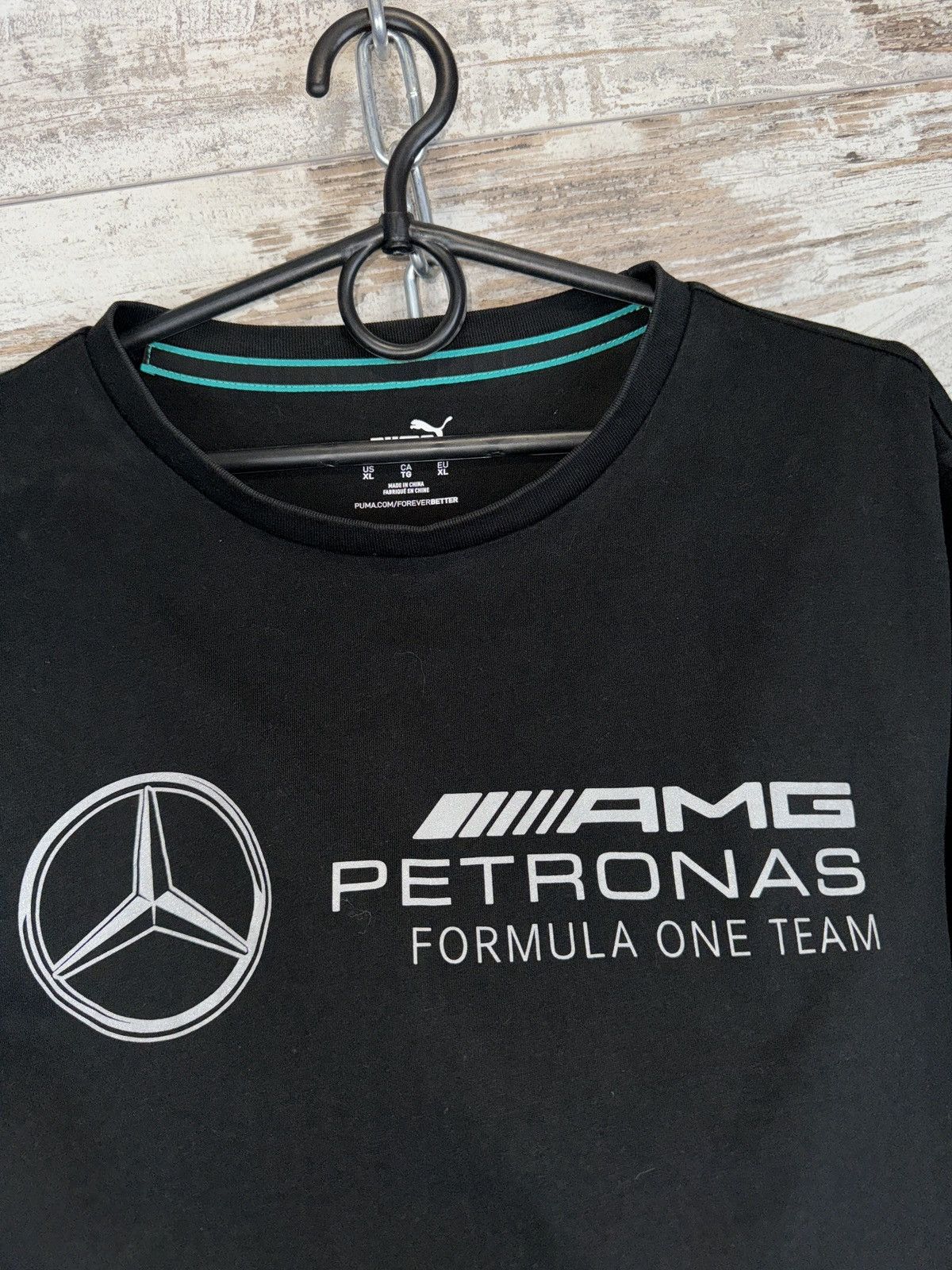 Mercedes-Benz × Puma Mens Vintage Puma Mercedes AMG Petronas T-shirt Size US XL / EU 56 / 4 - 6 Thumbnail