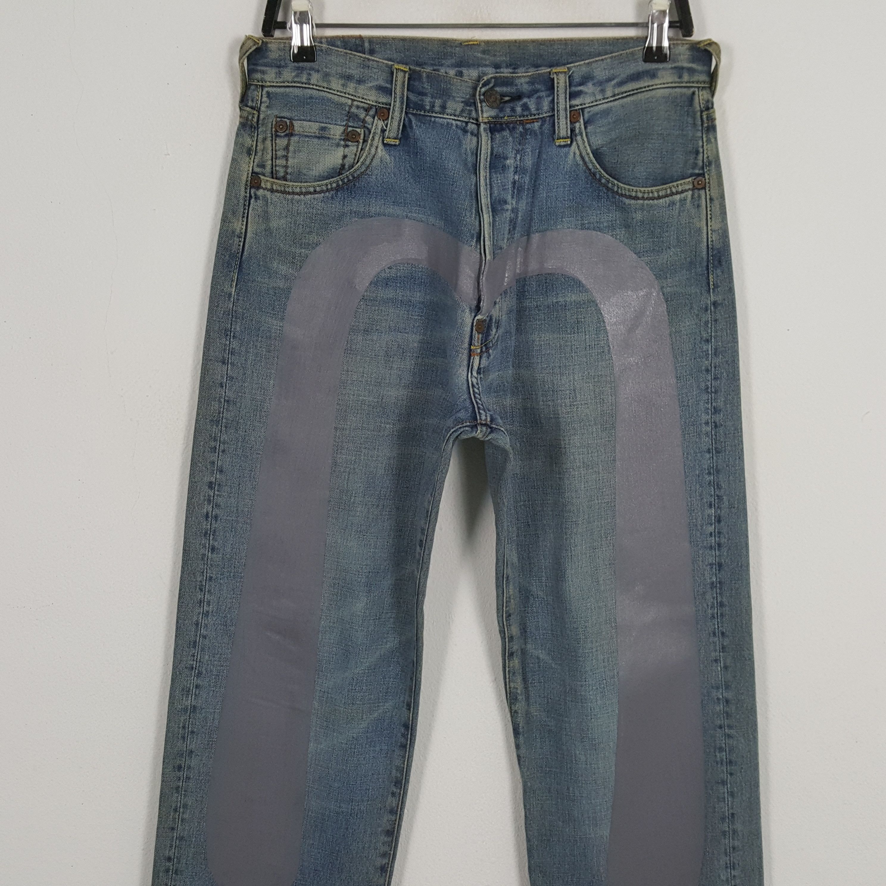 Evisu EVISU Japanese Brand Streetwear Custom Daicock Jeans Size US 30 / EU 46 - 2 Thumbnail