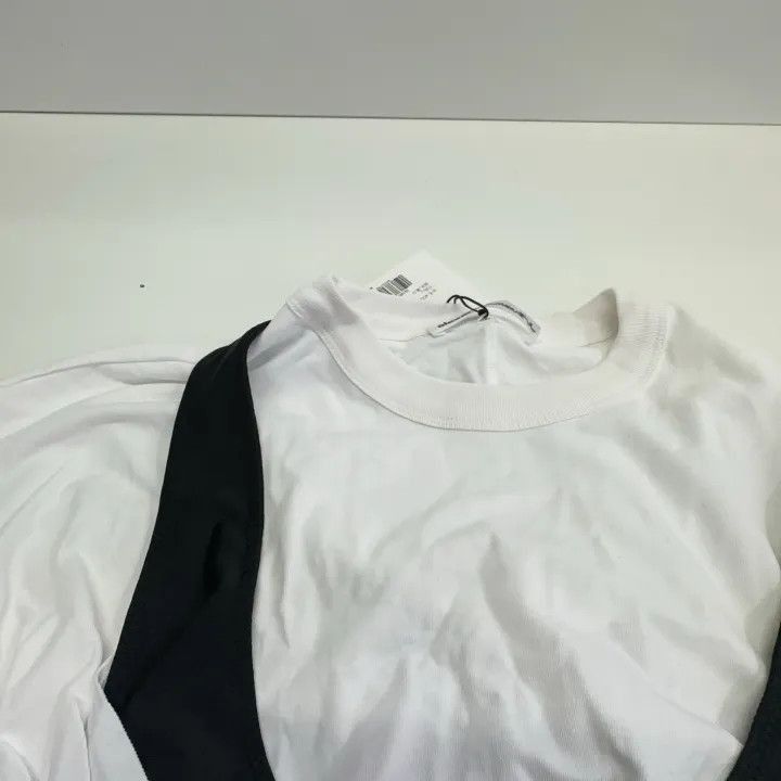Alexander Wang Alexander Wang Short Sleeve Knotted Top in White - Size L / US 10 / IT 46 - 8 Thumbnail