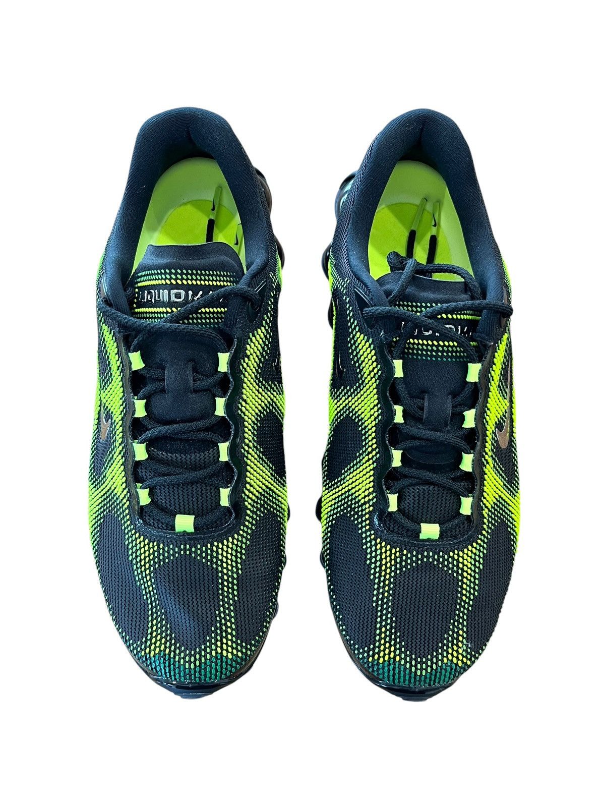 Nike Nike Air Liquid Max Black Green Apple Size US 10.5 / EU 43-44 - 4 Thumbnail