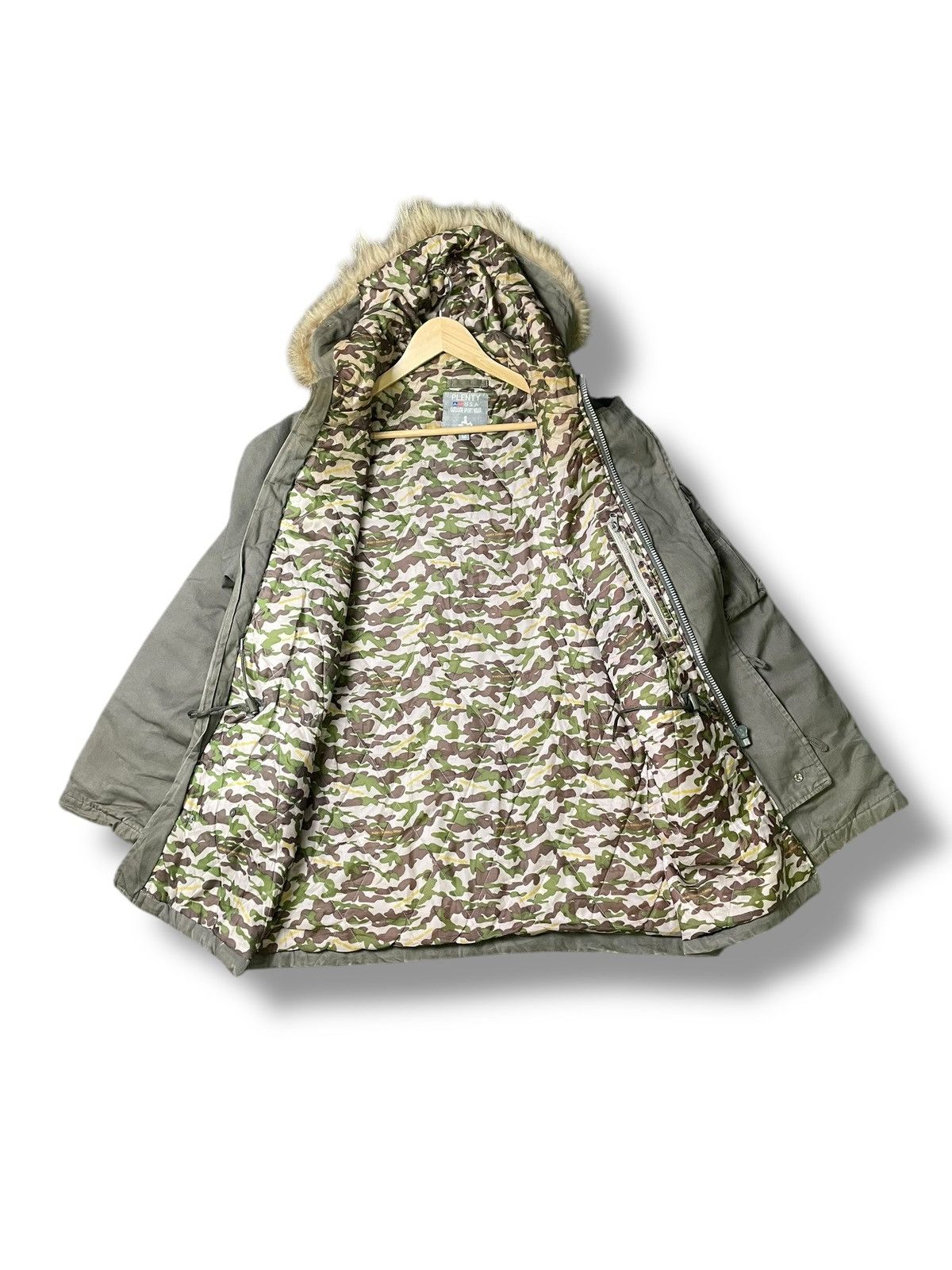 Vintage Plenty Tough Sport Military Hooded Jacket (50) Size US M / EU 48-50 / 2 - 2 Thumbnail