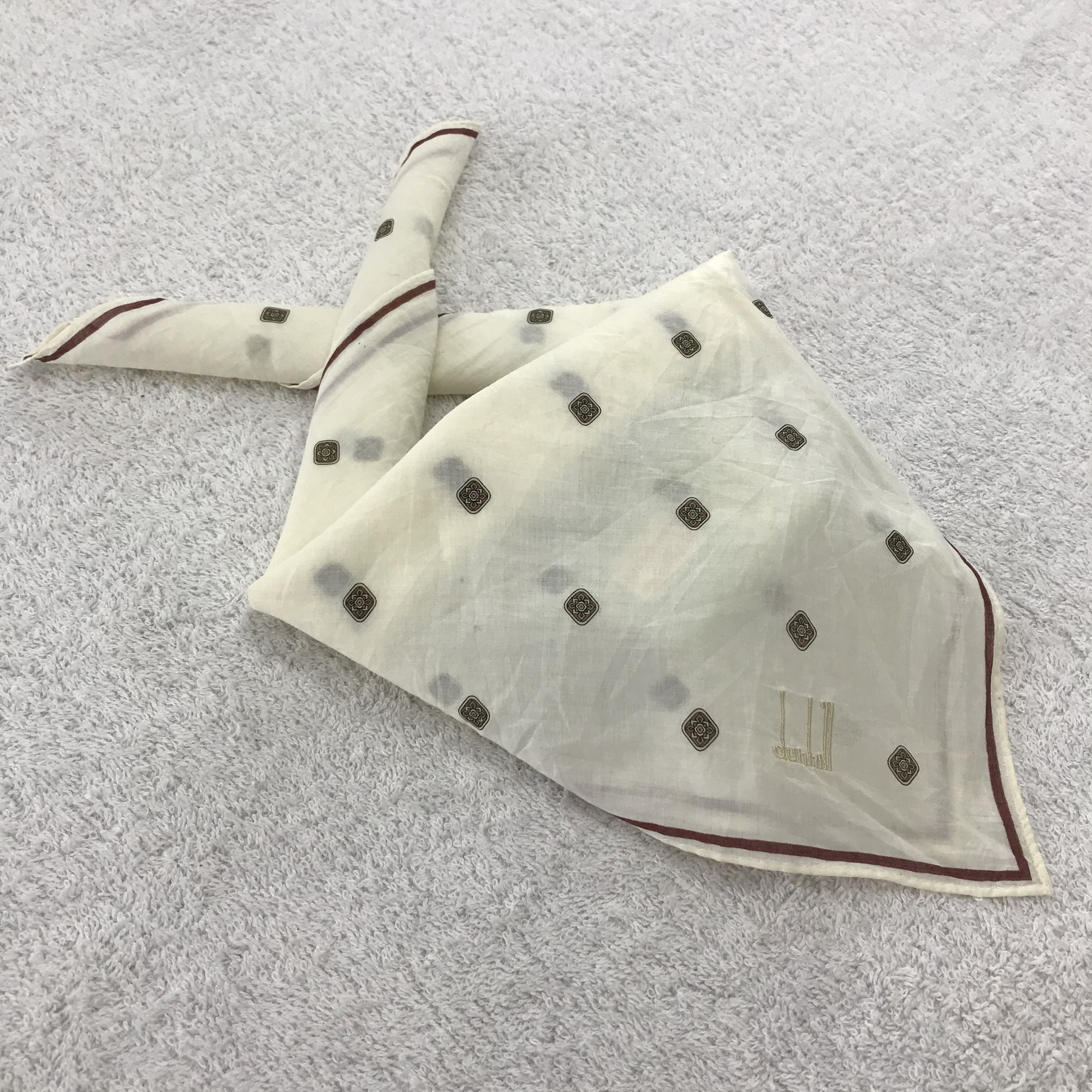 Alfred Dunhill × Vintage Alfred Dunhill Handkerchief / Neckerchief / Bandana Size ONE SIZE - 2 Thumbnail