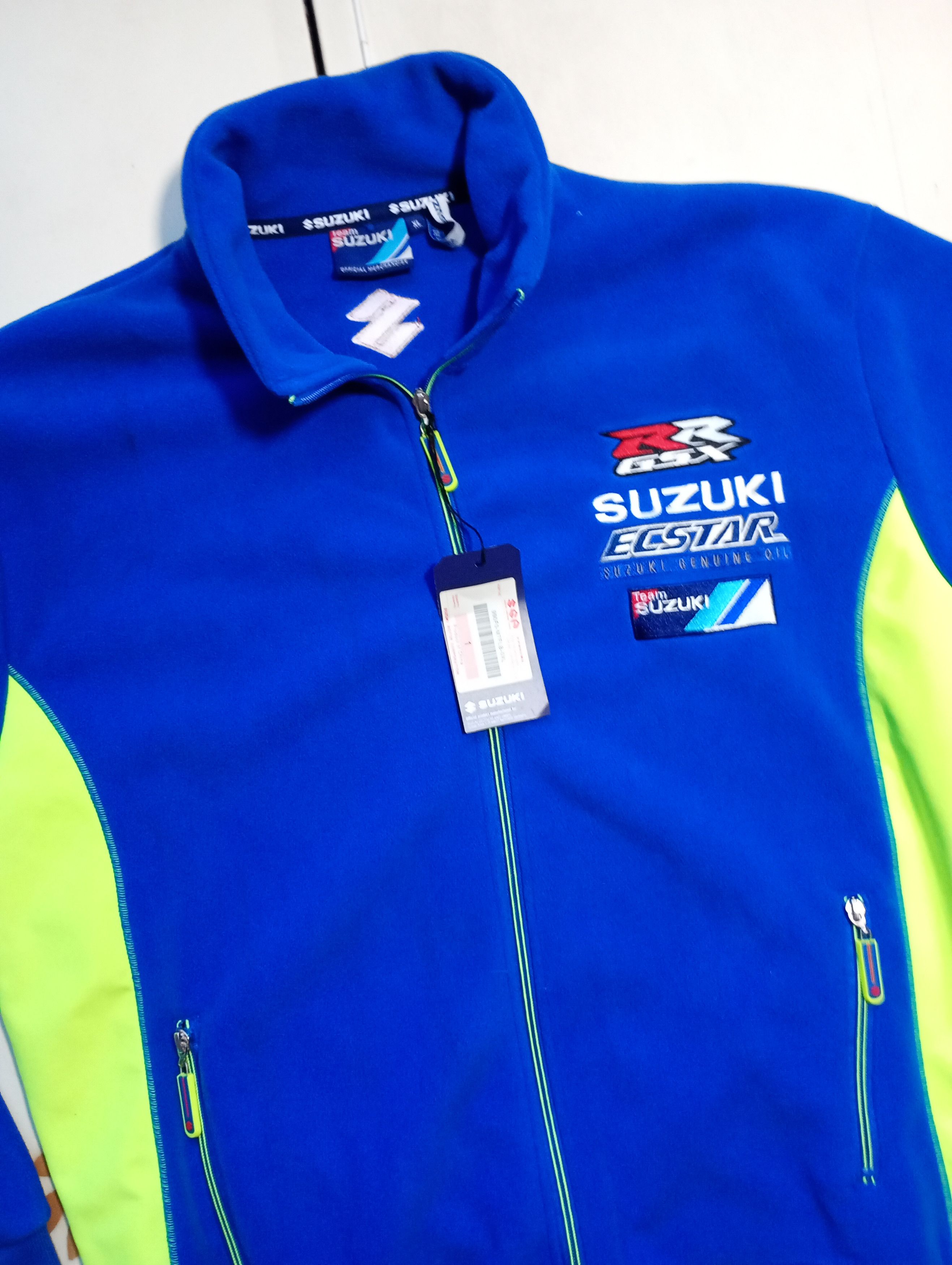 Other Suzuki Team Clinton Enterprises Fleece Jacket Vintage Size US XL / EU 56 / 4 - 4 Thumbnail