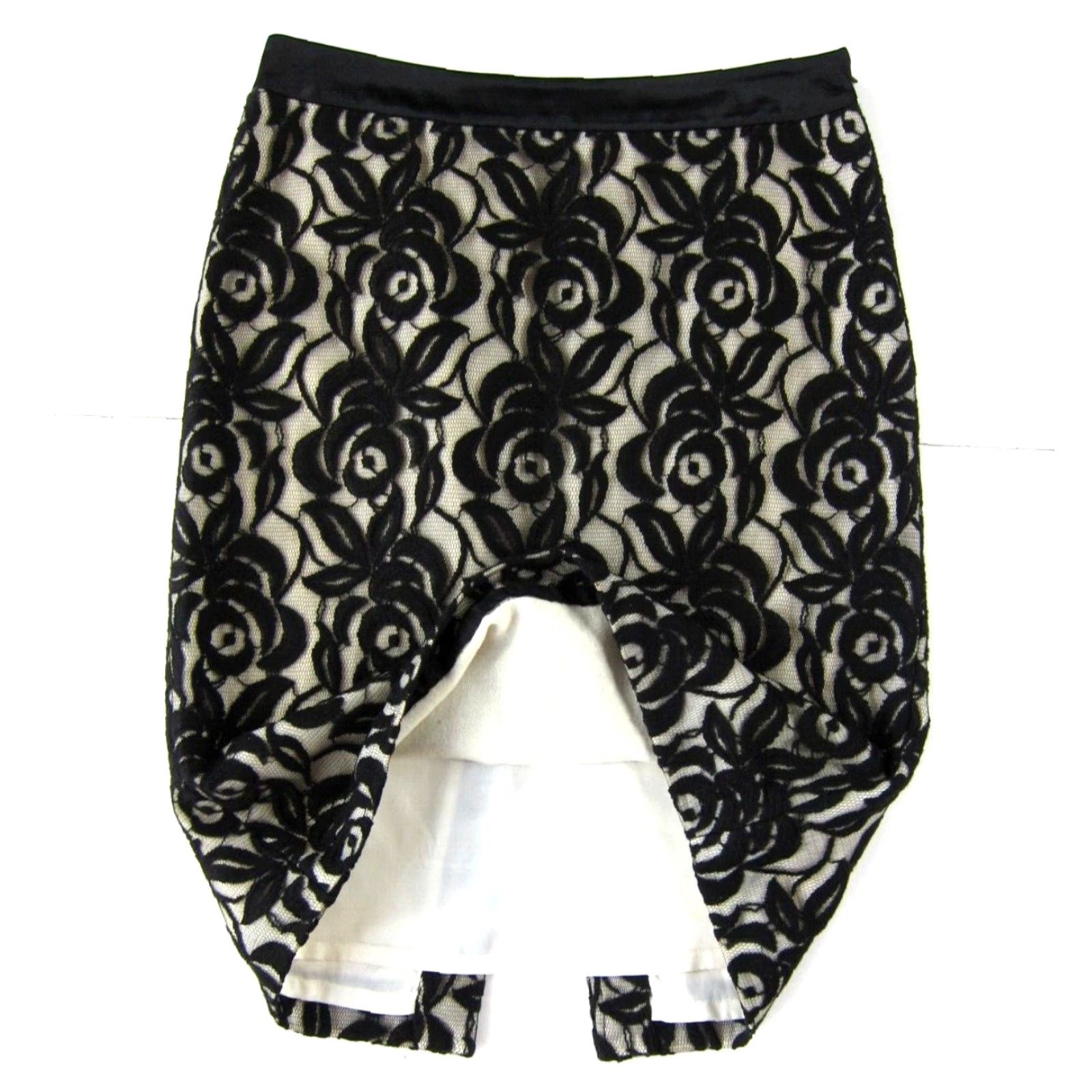 Ann Taylor Ann Taylor Classic Black Floral Lace Pencil Straight Skirt Women 4 Size 27" / US 4 / IT 40 - 4 Thumbnail