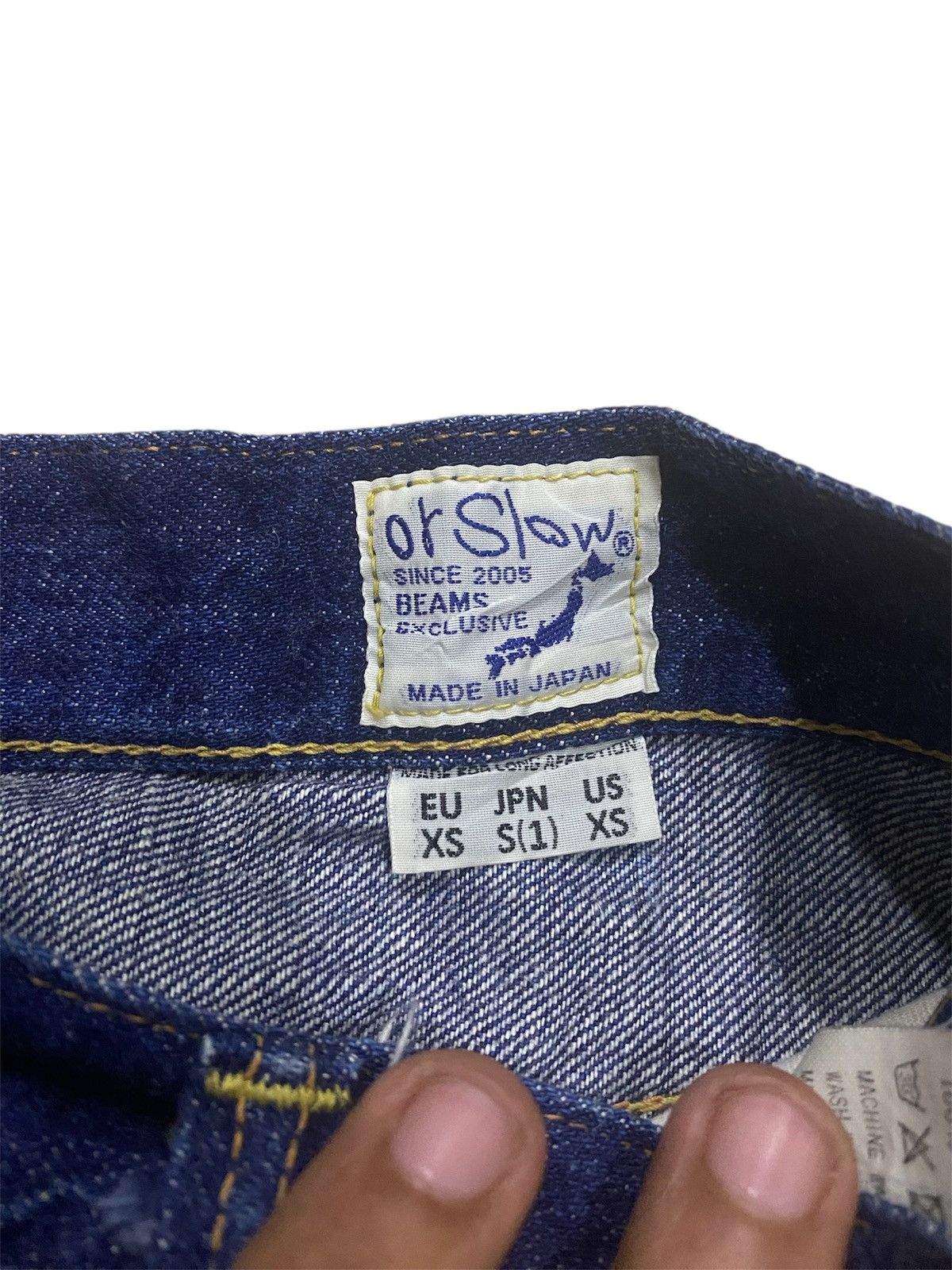 Orslow Or Slow Beams Boy Japan Denim Selvedge Size US 28 / EU 44 - 5 Thumbnail