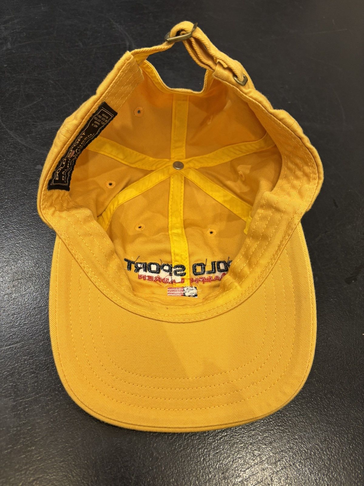 Polo Ralph Lauren Polo Ralph Lauren Polo Sport Hat - Yellow Size ONE SIZE - 5 Thumbnail
