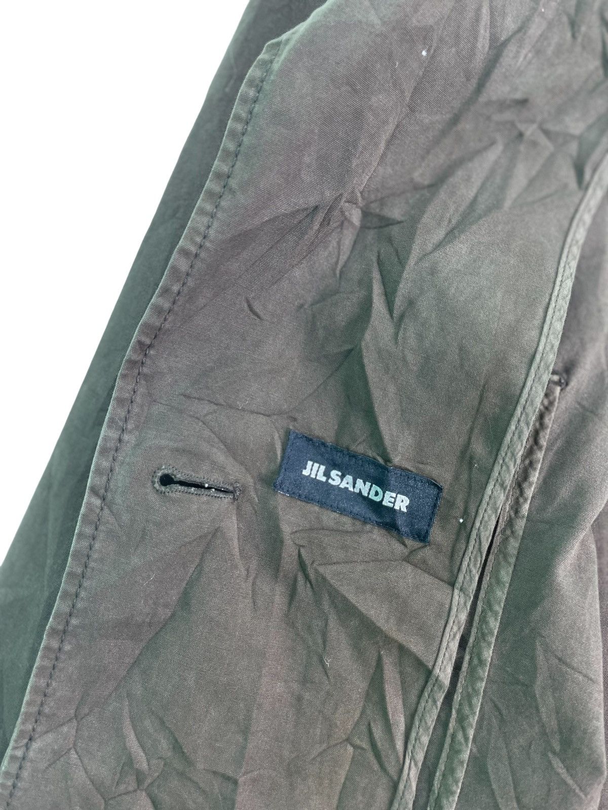 Jil Sander Vtg 90s Jil Sander patch pocket design jacket Size XXS / US 00 / IT 34 - 5 Thumbnail